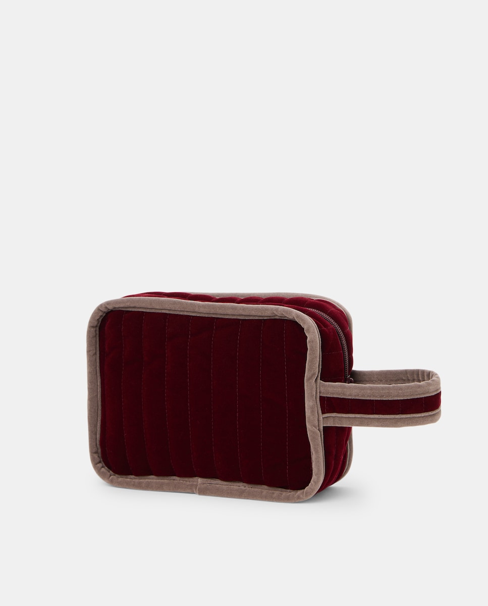 Bolso de mujer de mano estampado Burdeos-2