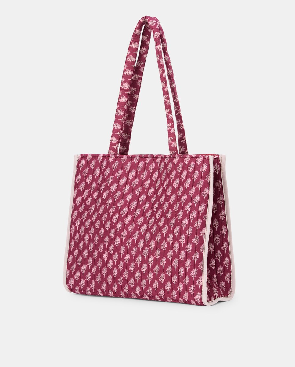 Bolso de mujer estampado Burdeos-2
