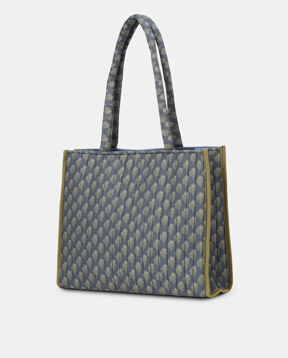 Bolso de mujer estampado 440 Azulón-2