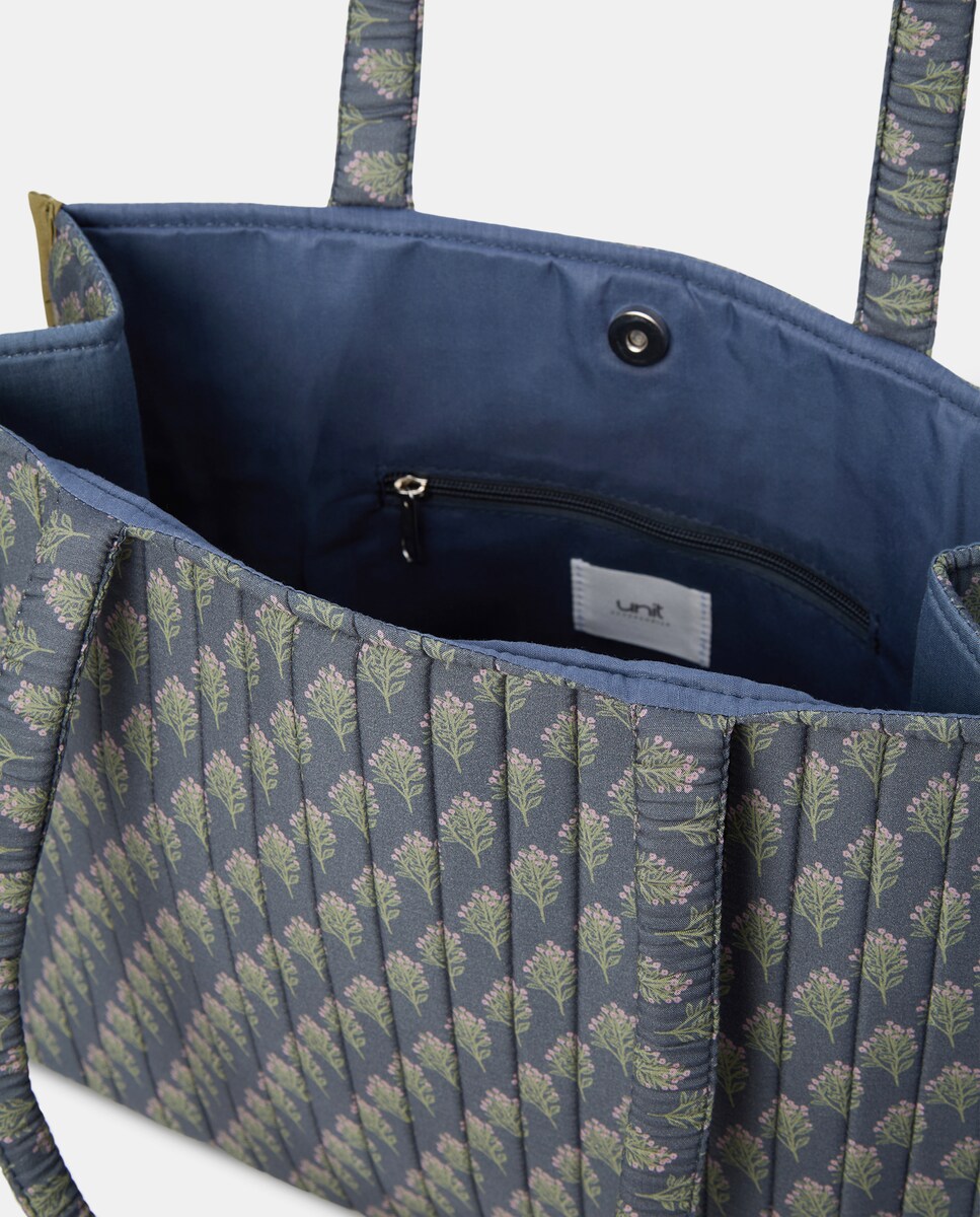 Bolso de mujer estampado 440 Azulón-3