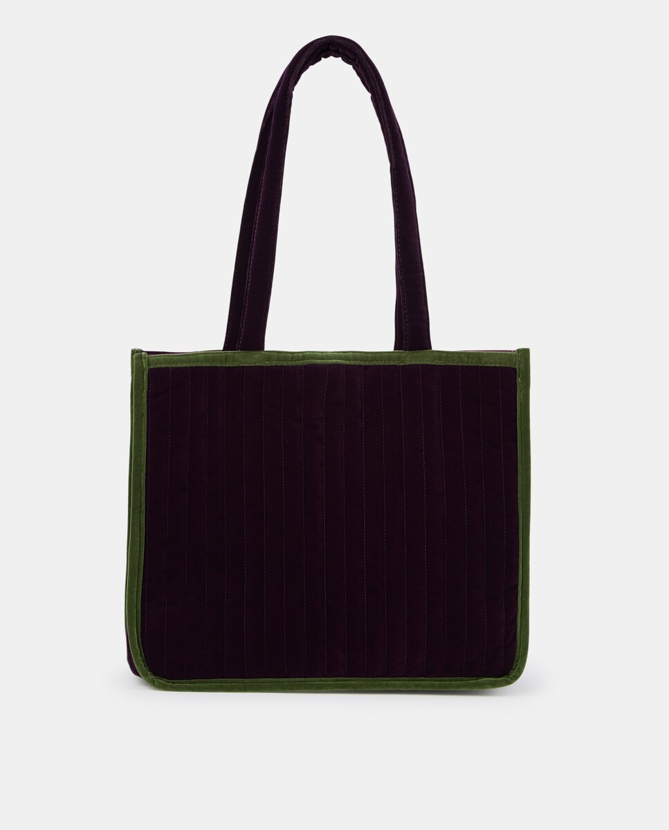 Bolso de mujer terciopelo Purpura-1