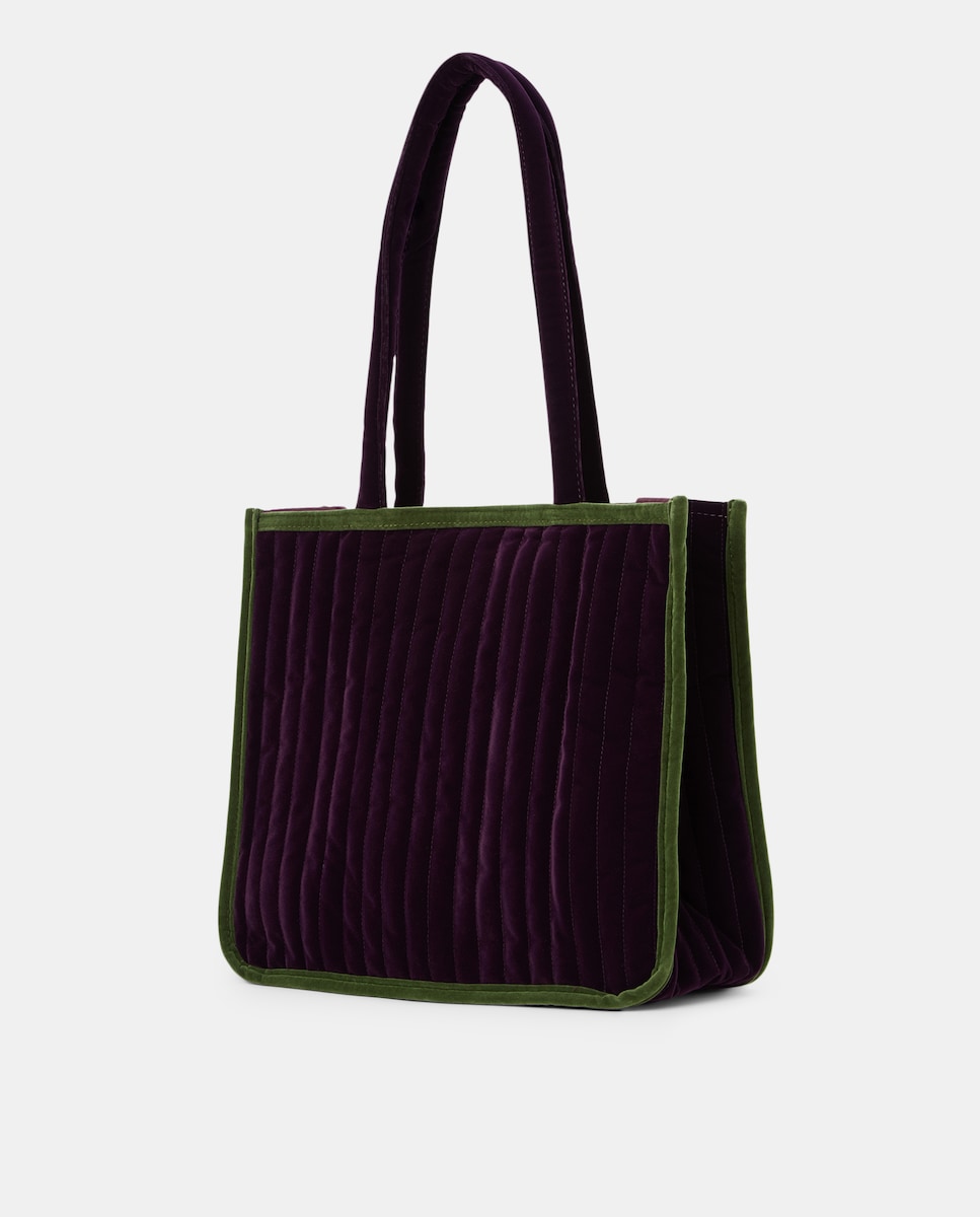 Bolso de mujer terciopelo Purpura-2