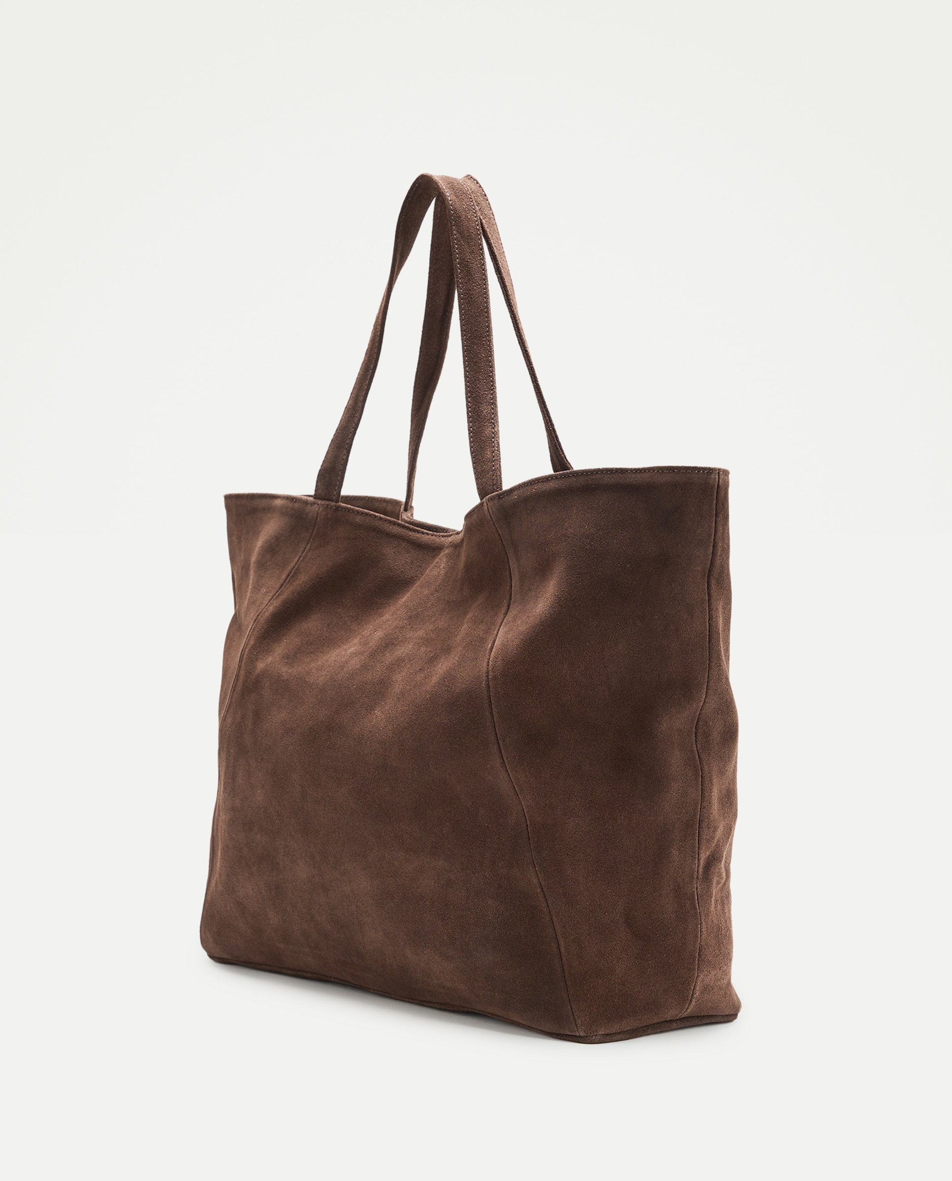 Bolso mujer shopper piel Chocolate-2