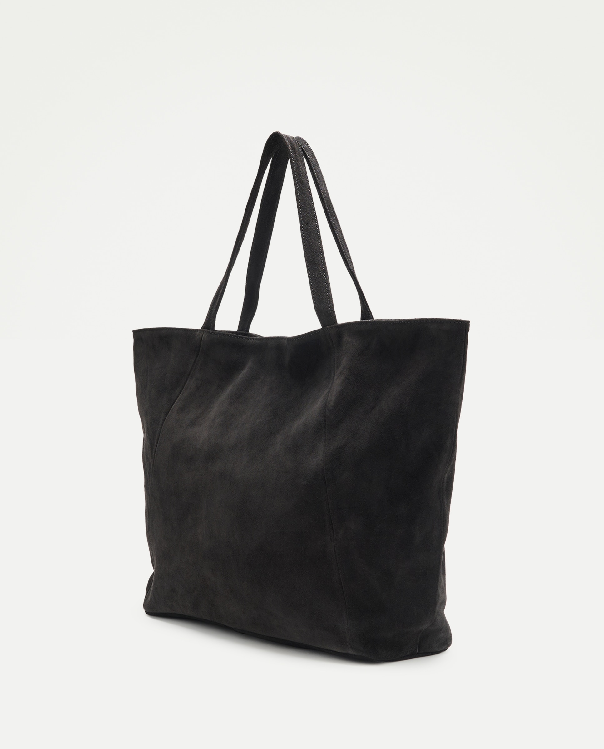 Bolso mujer shopper piel Negro-2