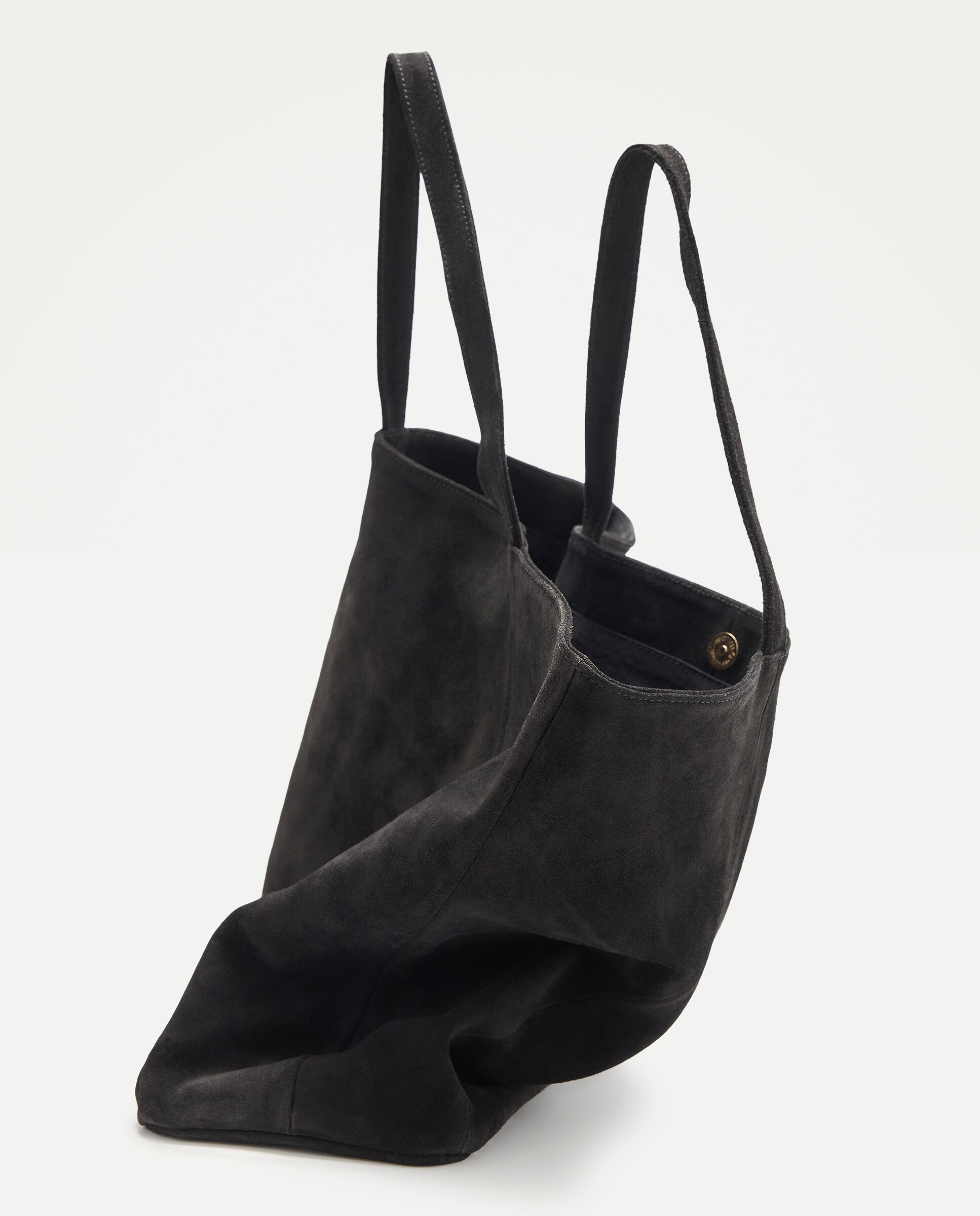 Bolso mujer shopper piel Negro-3