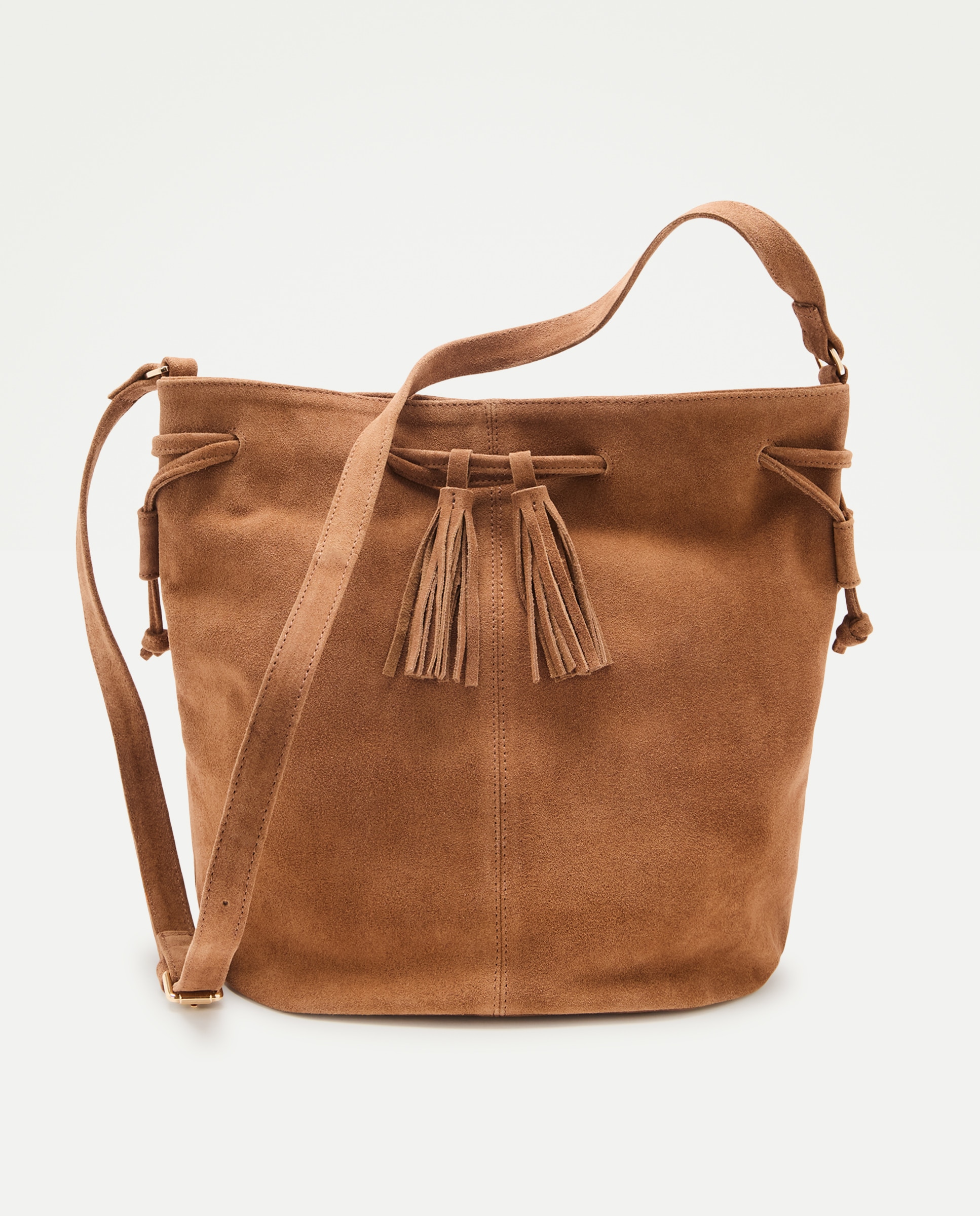 Imagen 0 de Bolso mujer borlas piel