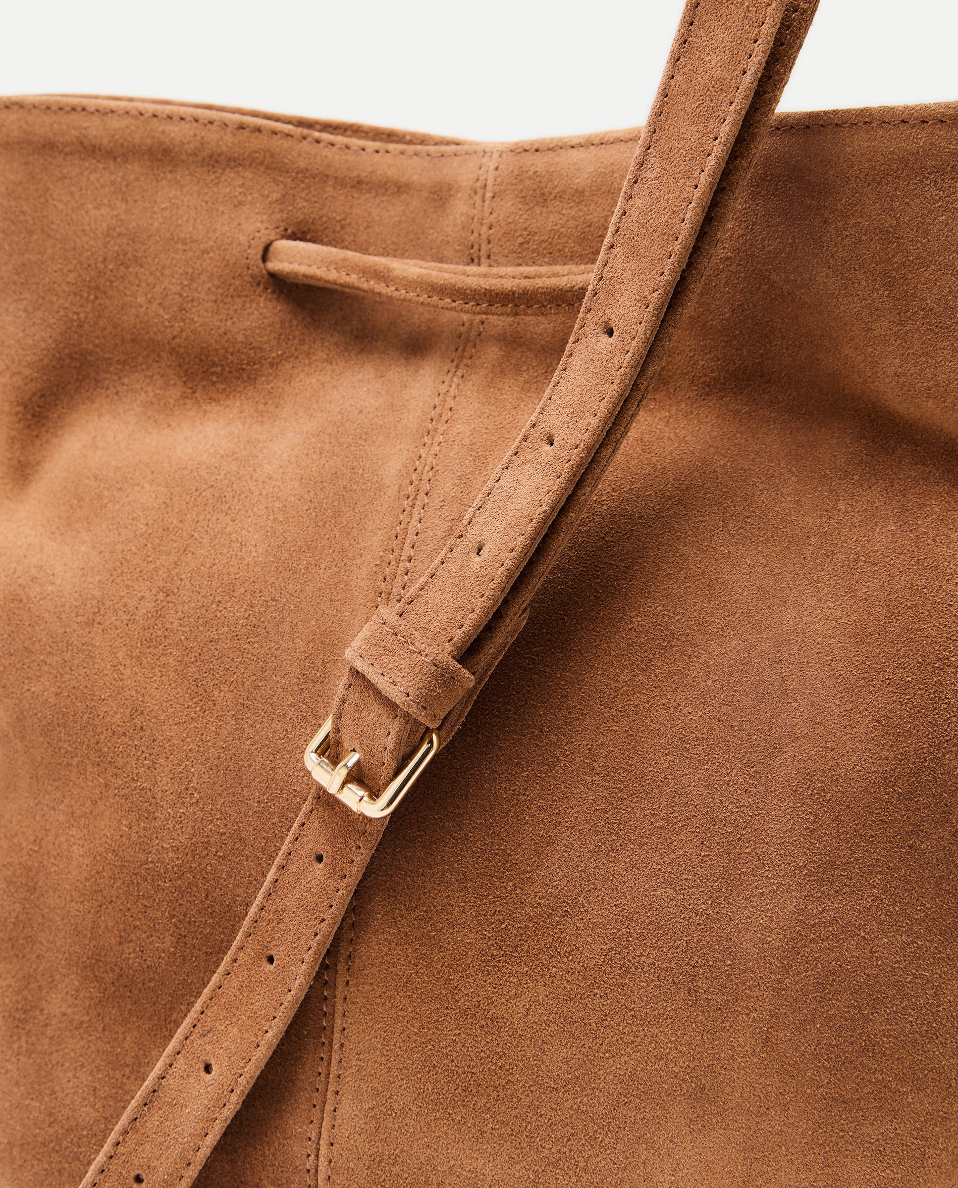 Bolso mujer borlas piel 730 Camel-5