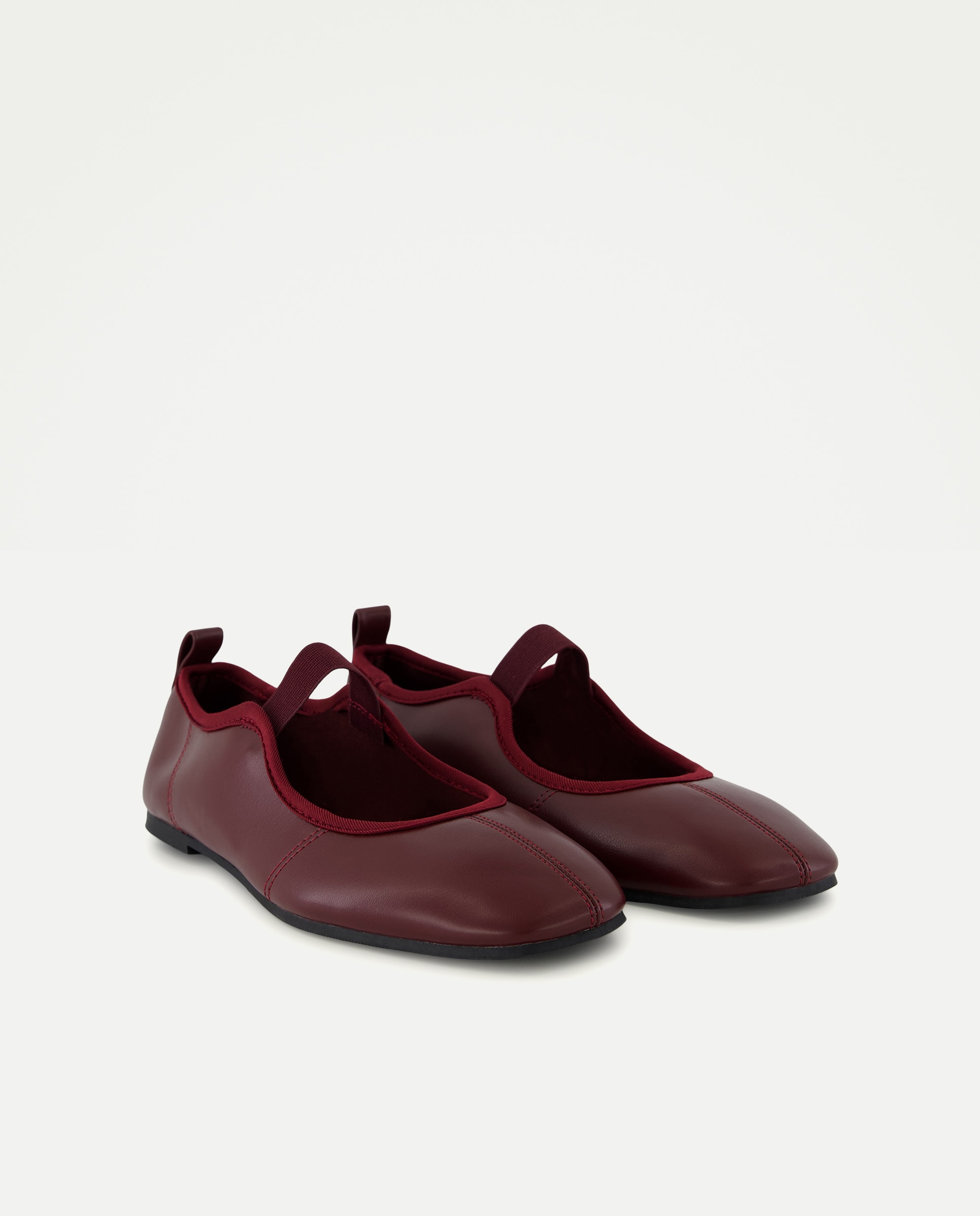 Zapato de mujer goma Burdeos-2