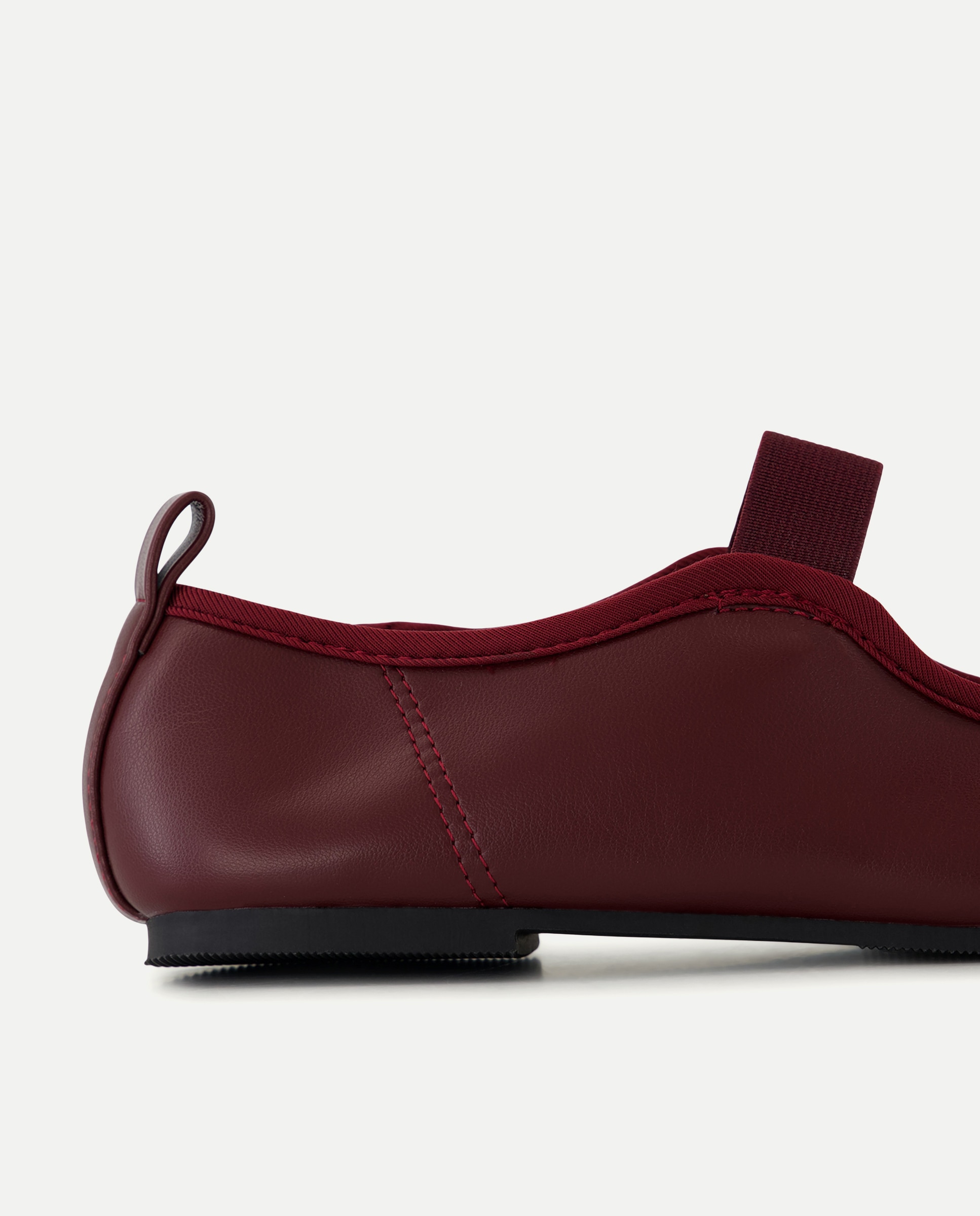 Zapato de mujer goma Burdeos-5