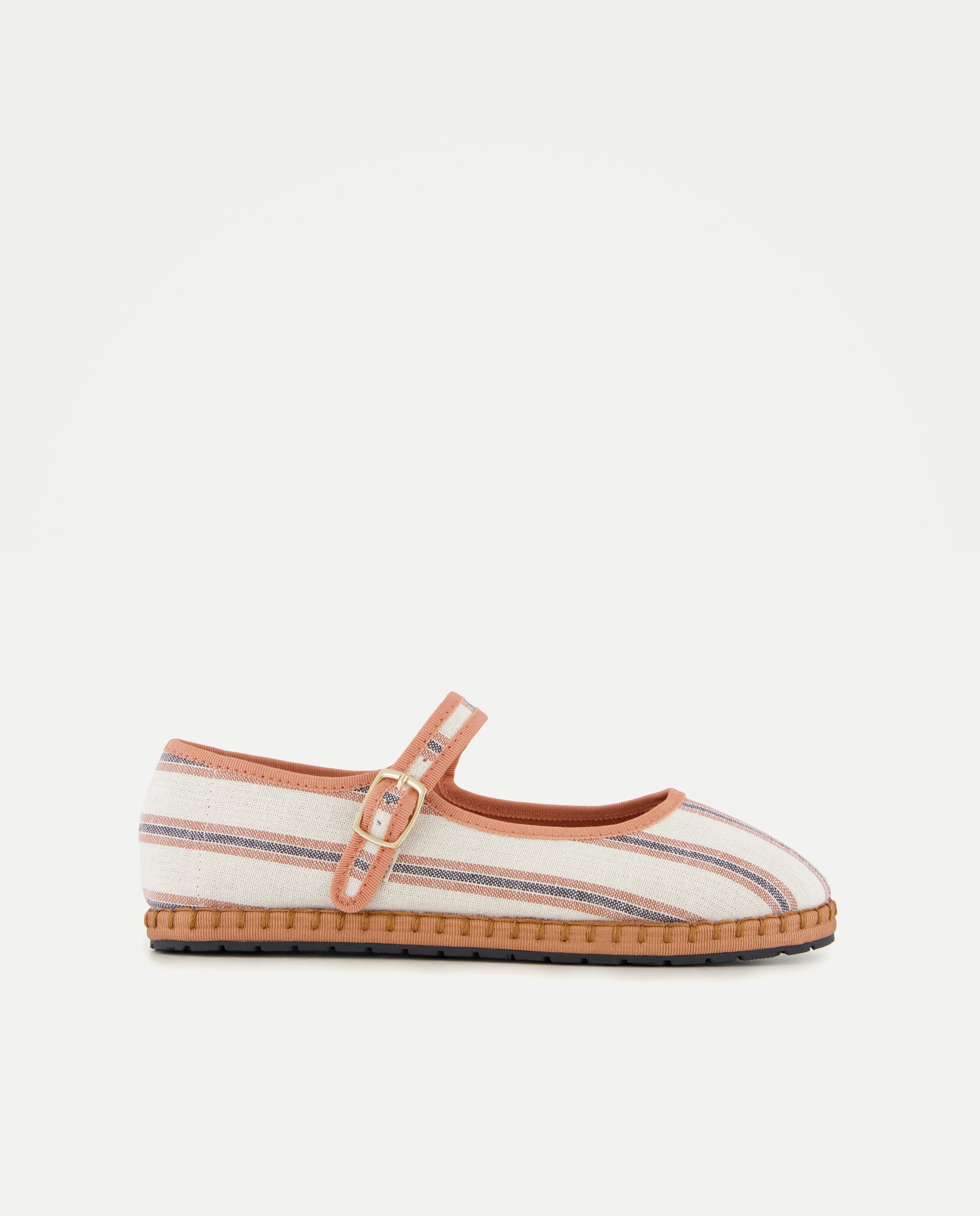 Imagen 0 de Mercedita de mujer de lona  rayas