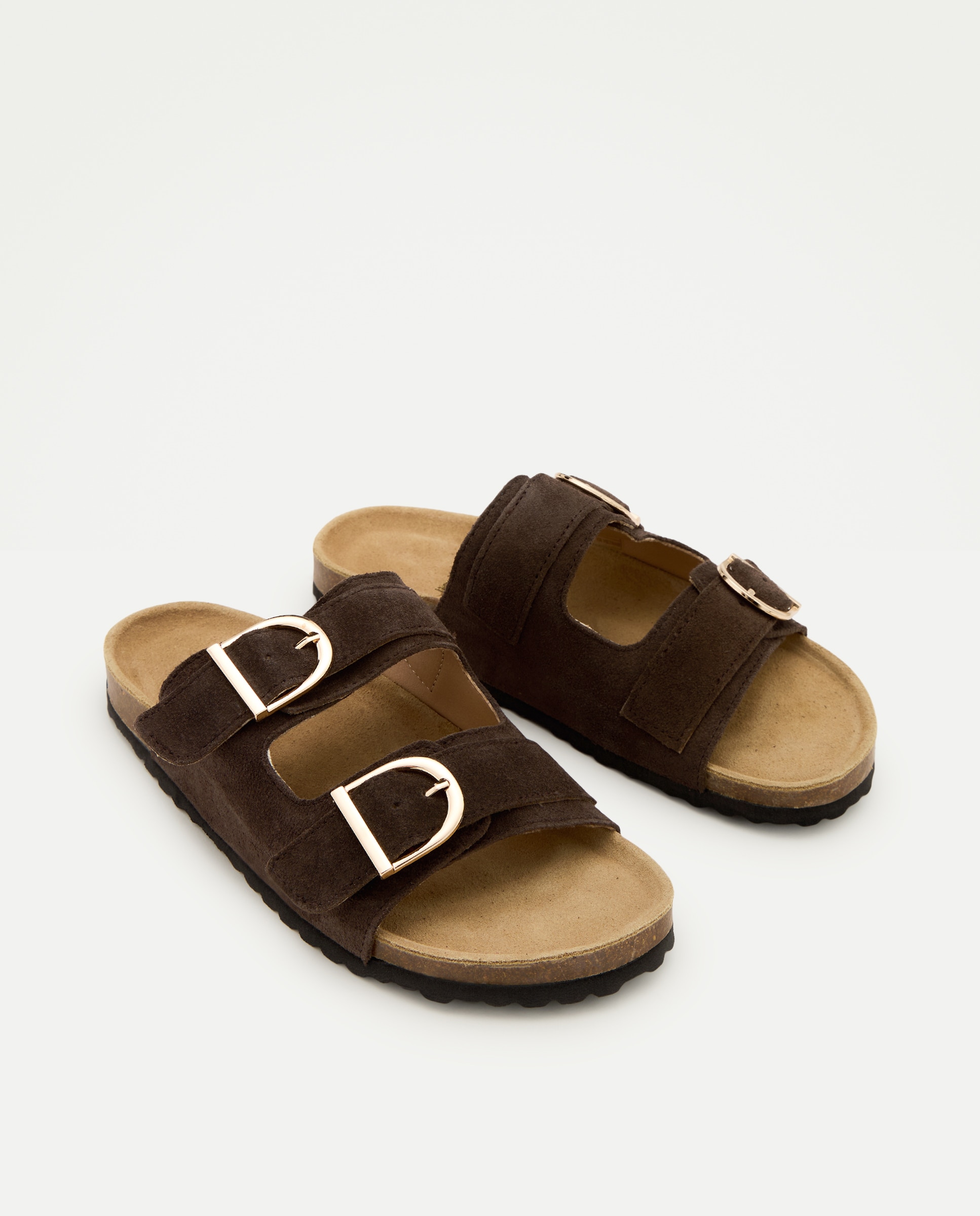 Sandalia de mujer hebilla 520 Kaki-2