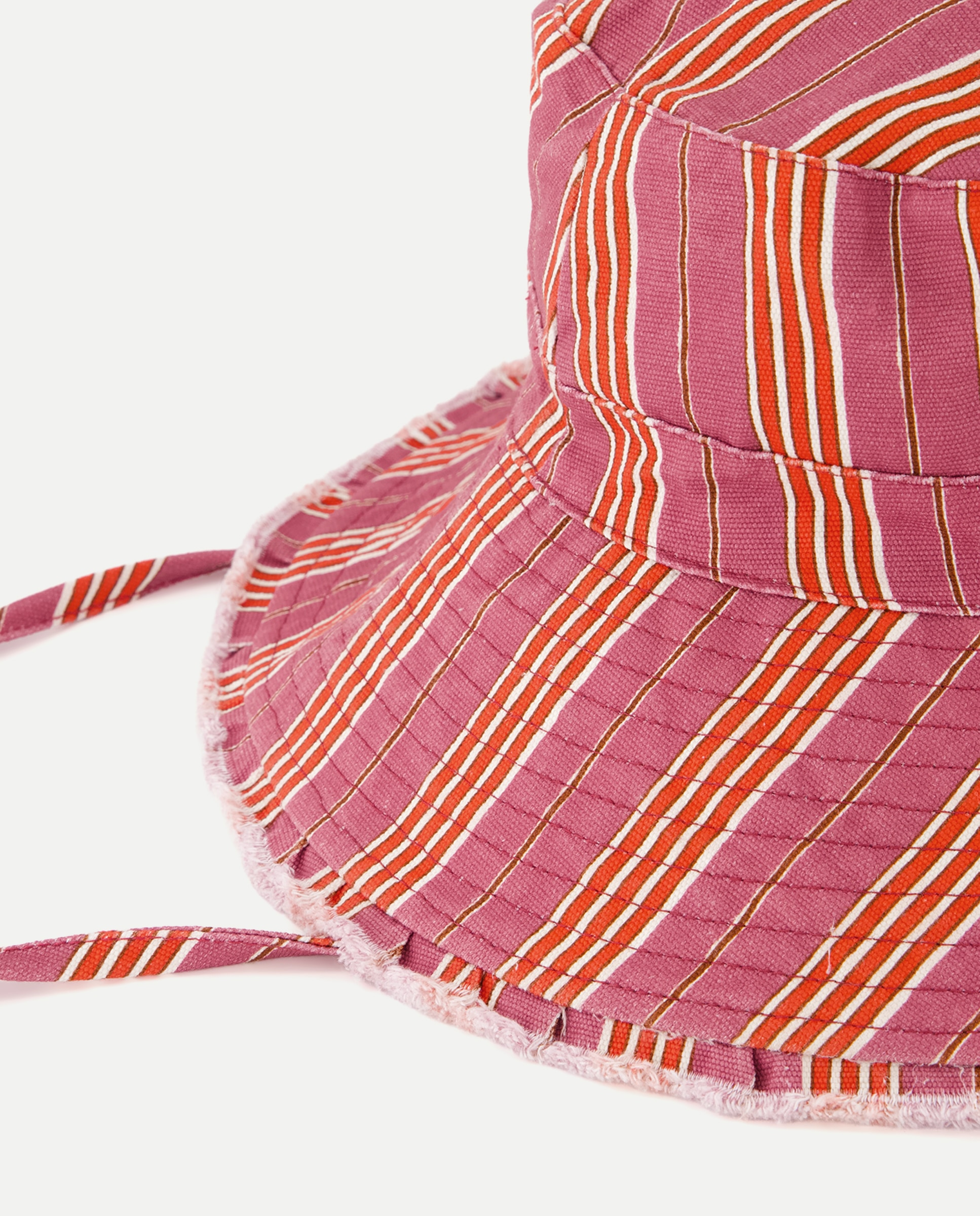 Gorro tela mujer estampado Rojo-2