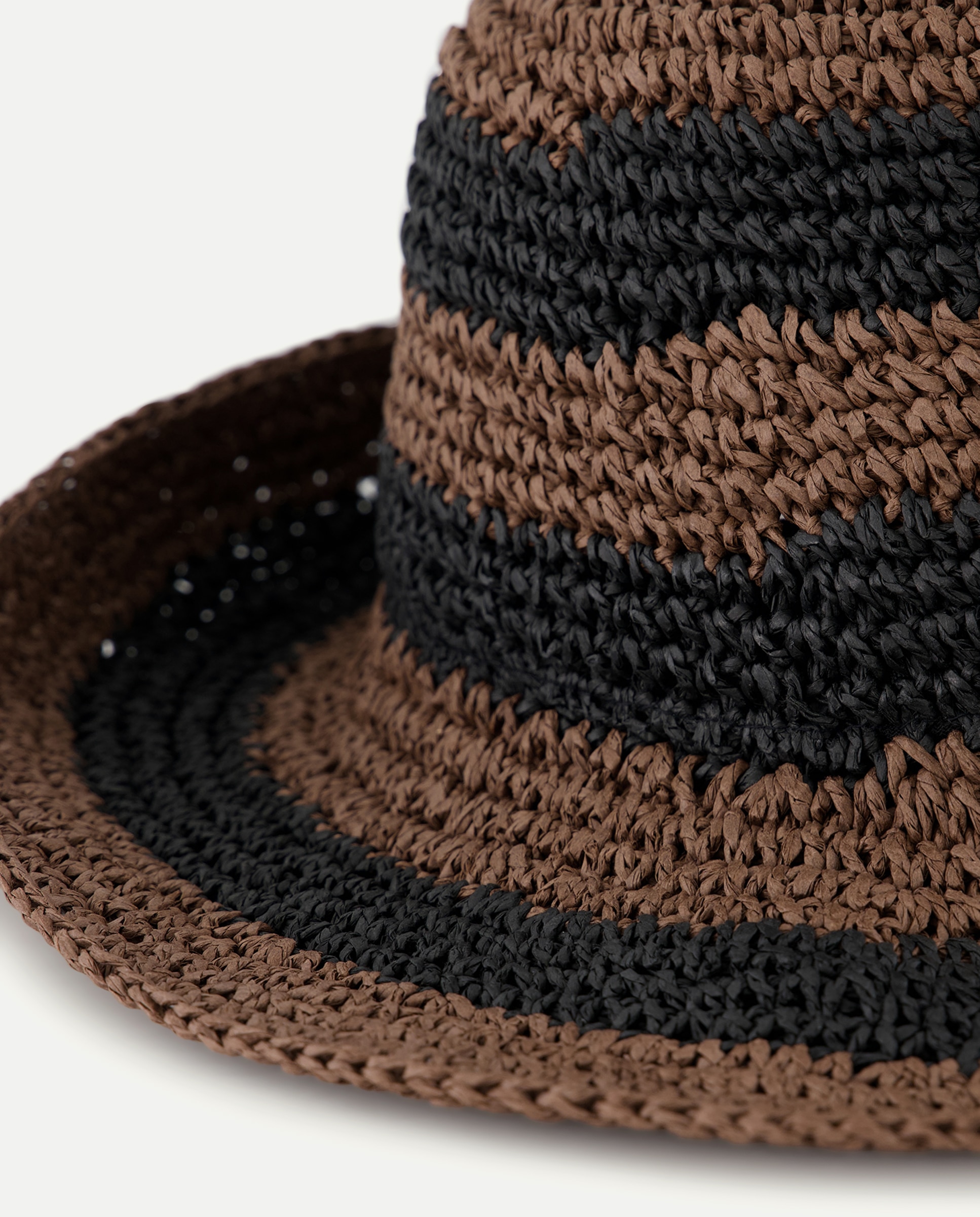 Gorro mujer bitono Marrón-2
