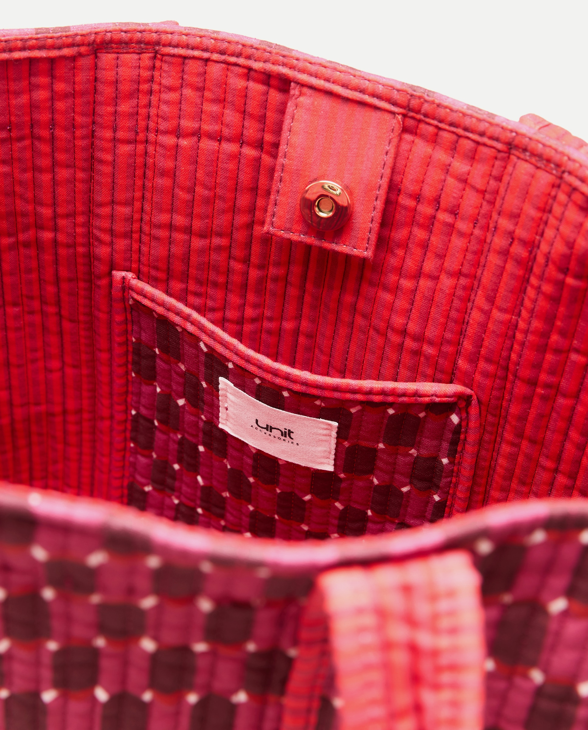 Bolso mujer tela estampado Morado-3