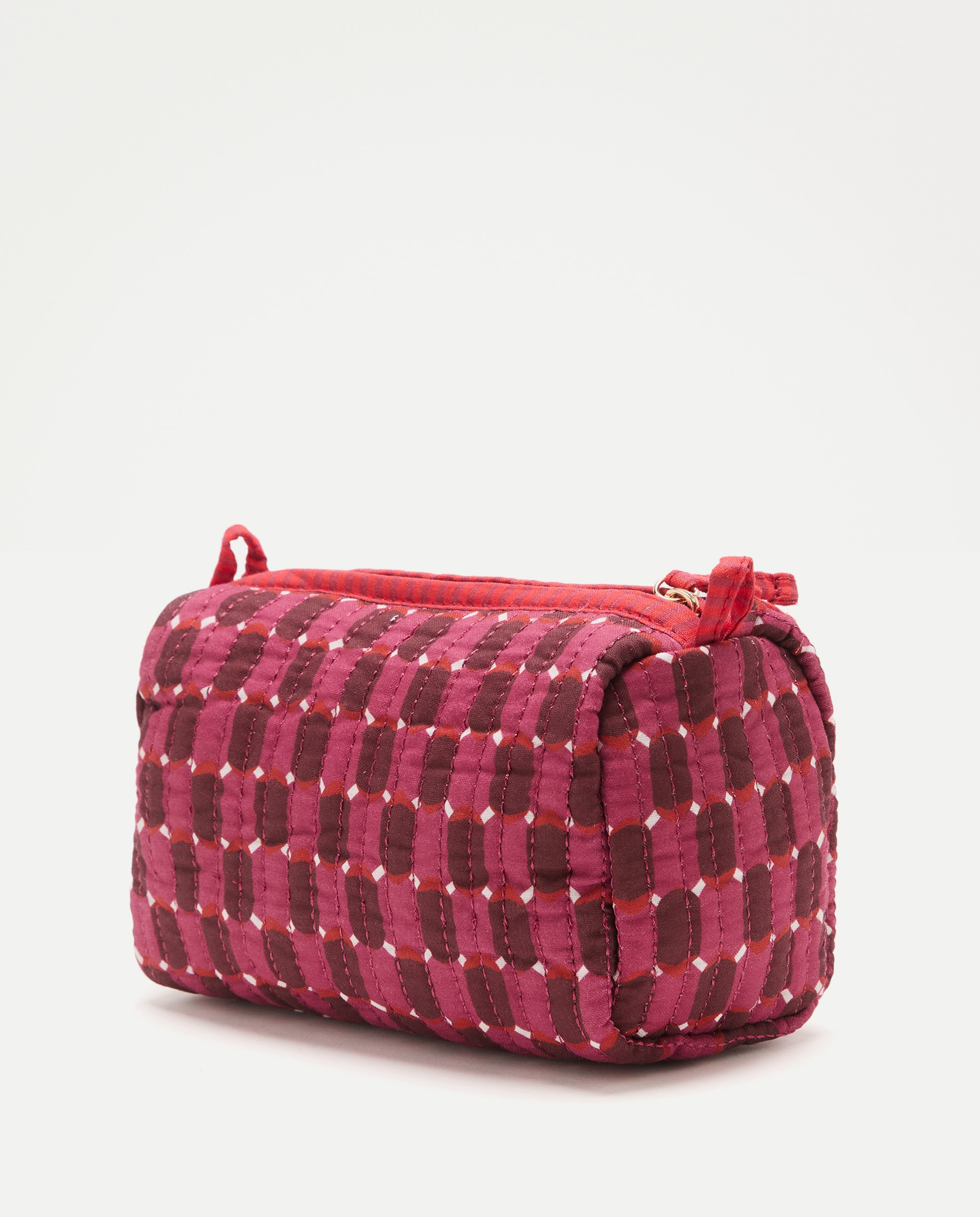 Neceser mujer tela estampado Morado-2