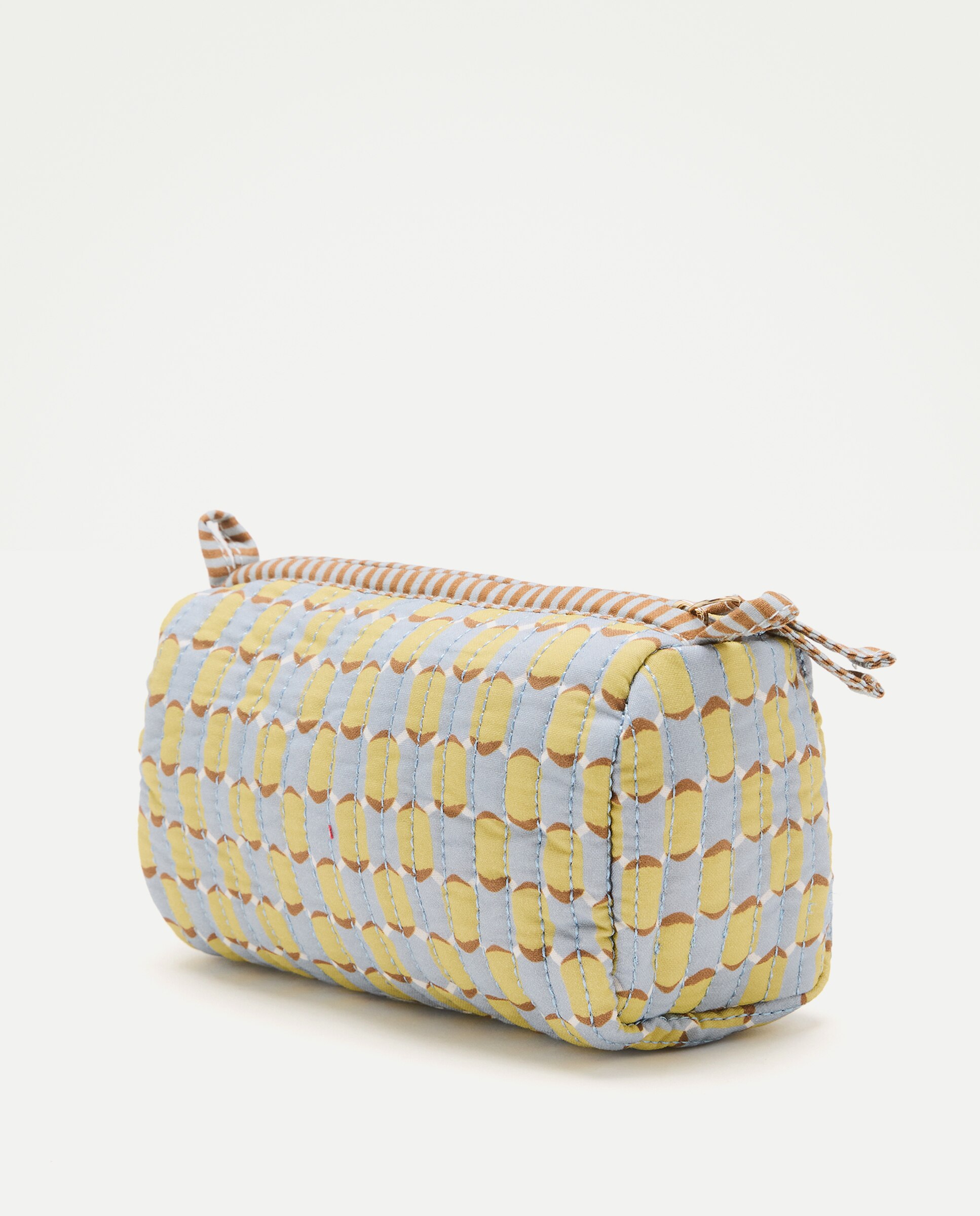 Neceser mujer tela estampado Verde-2