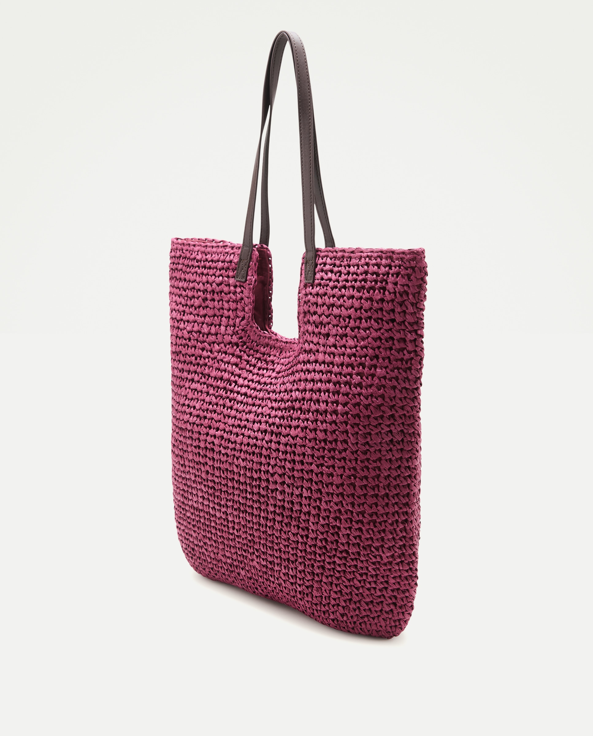 Bolso mujer shopper Ciruela-2