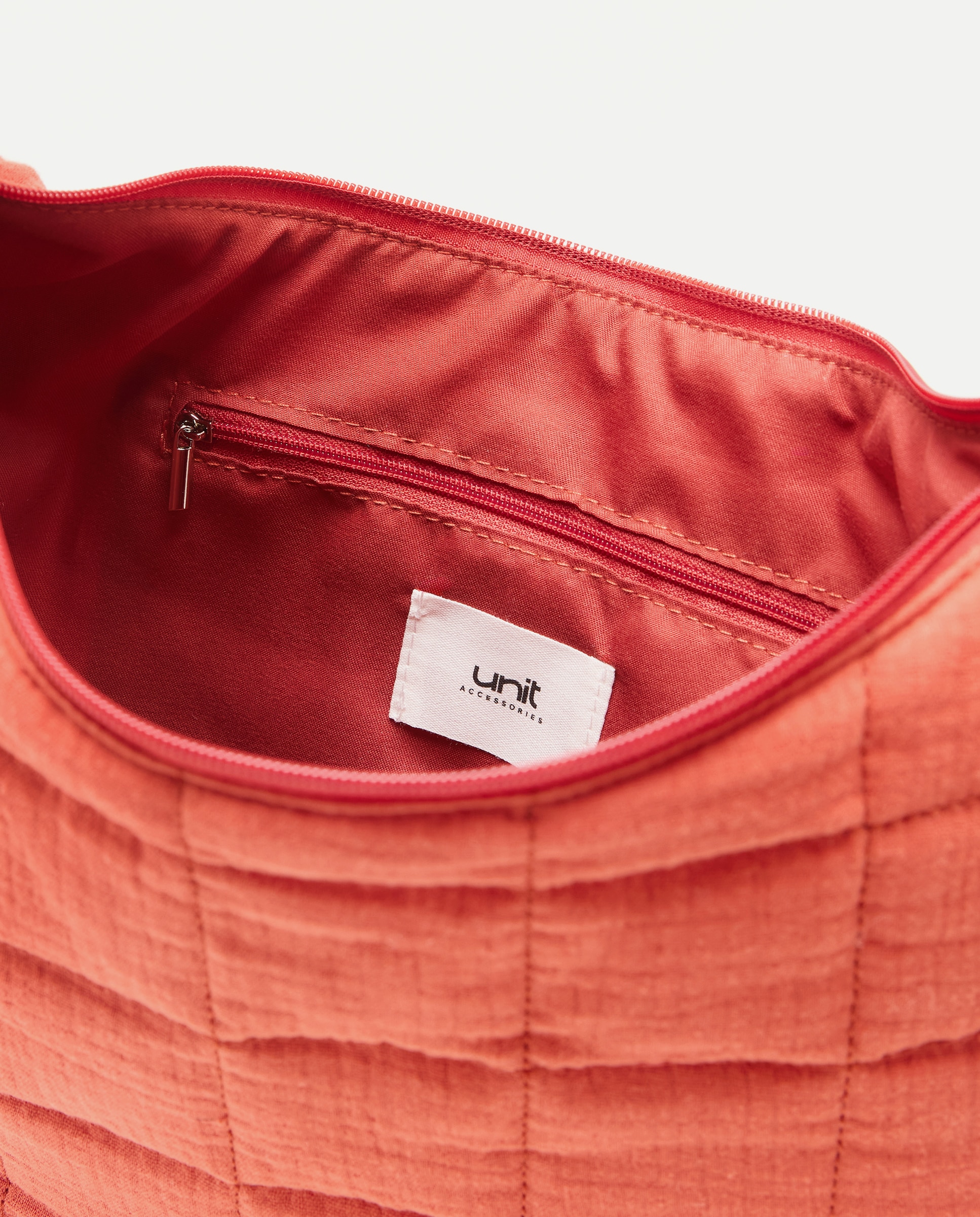 Bolso tela mujer acolchado 770 Terracota-3
