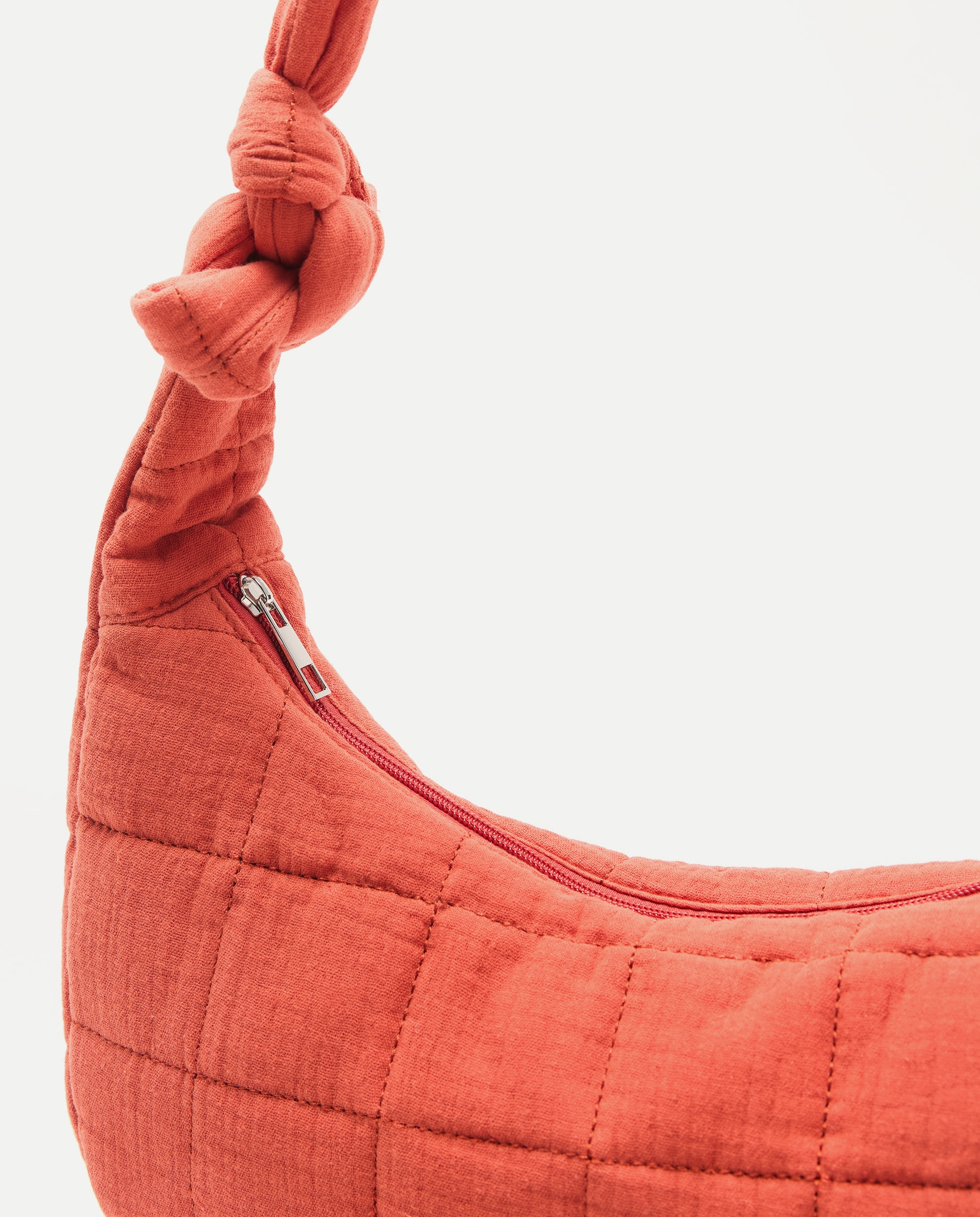 Bolso tela mujer acolchado 770 Terracota-4