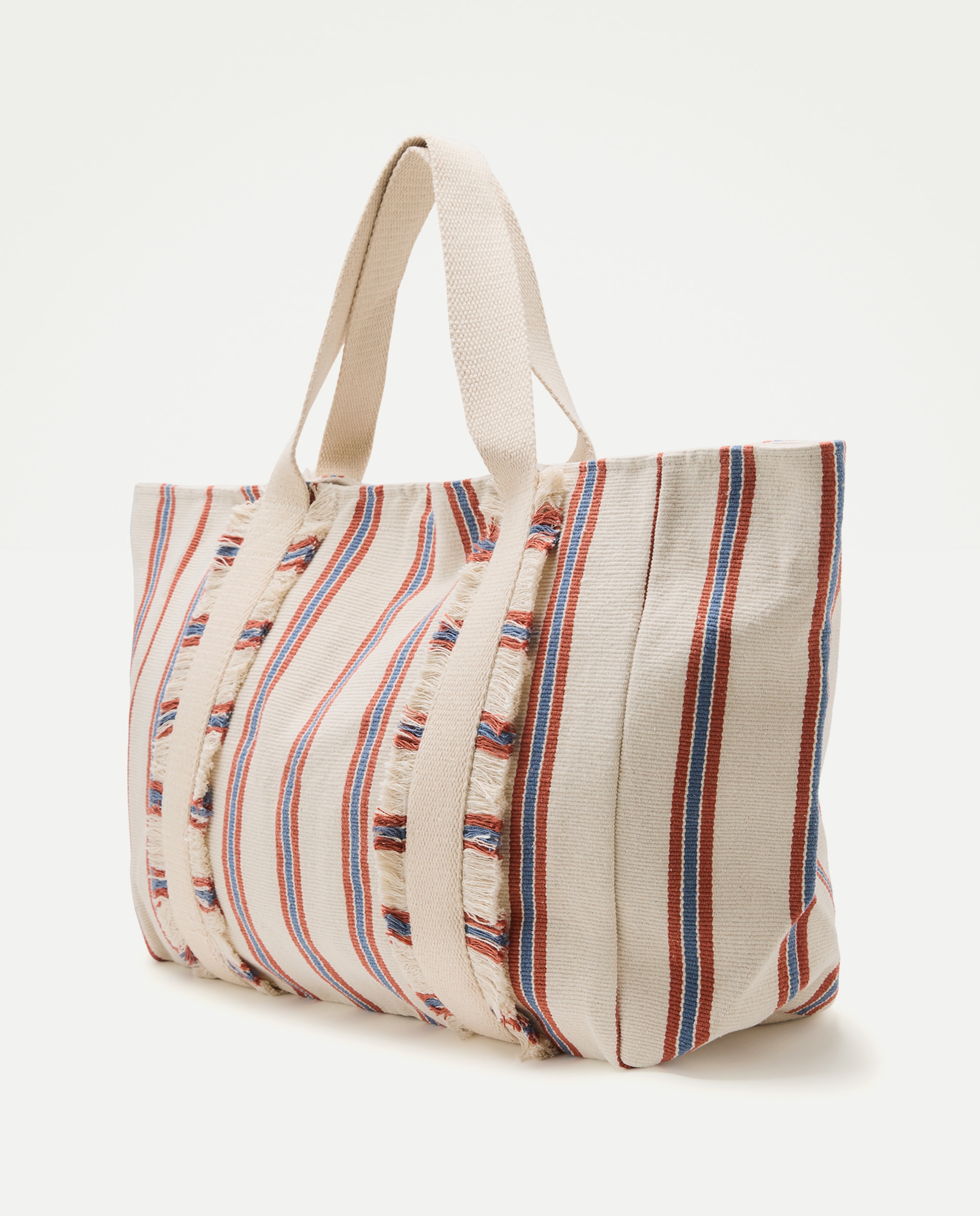 Bolso Mujer rayas étnicas Marrón-2
