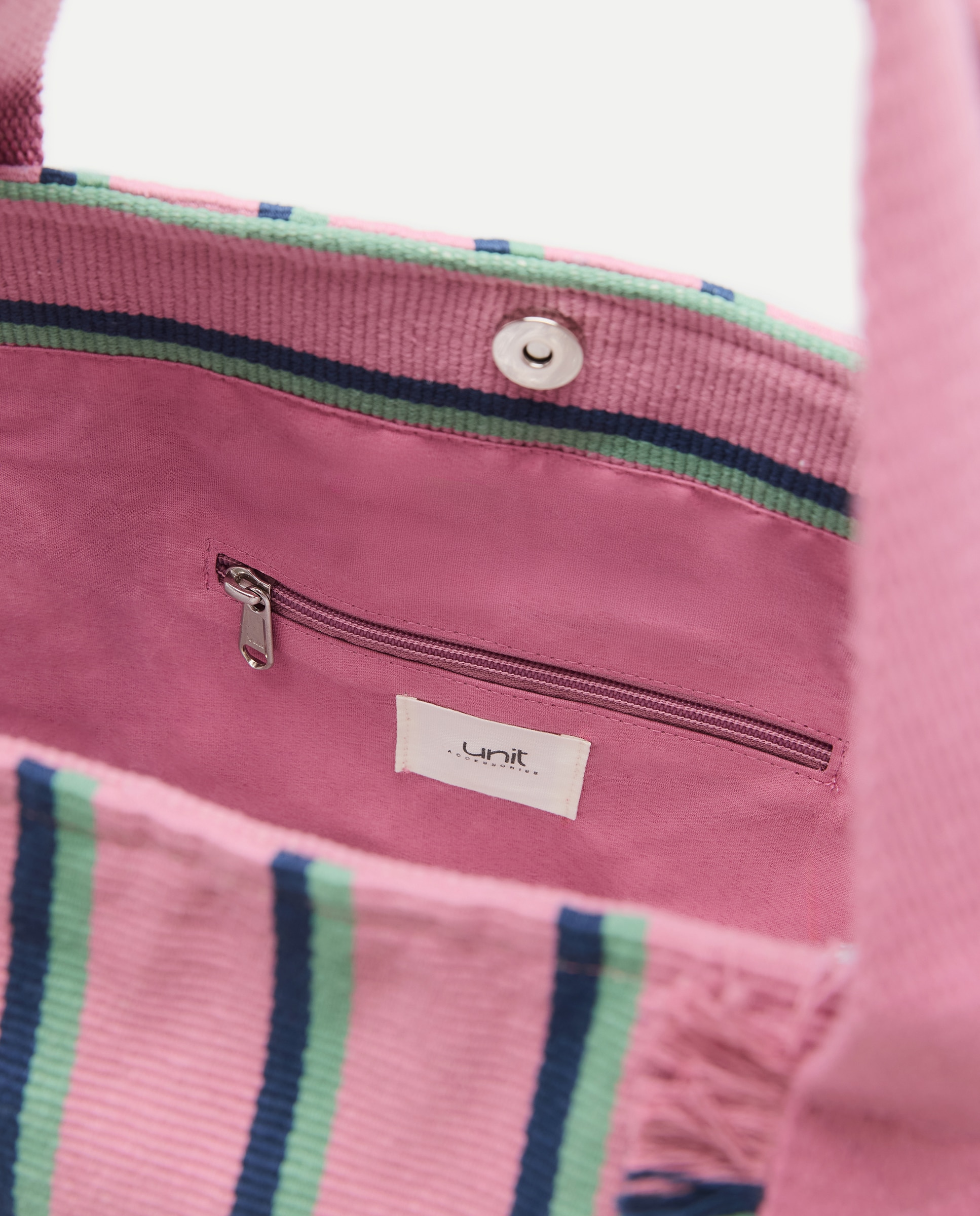 Bolso Mujer rayas étnicas Morado-4