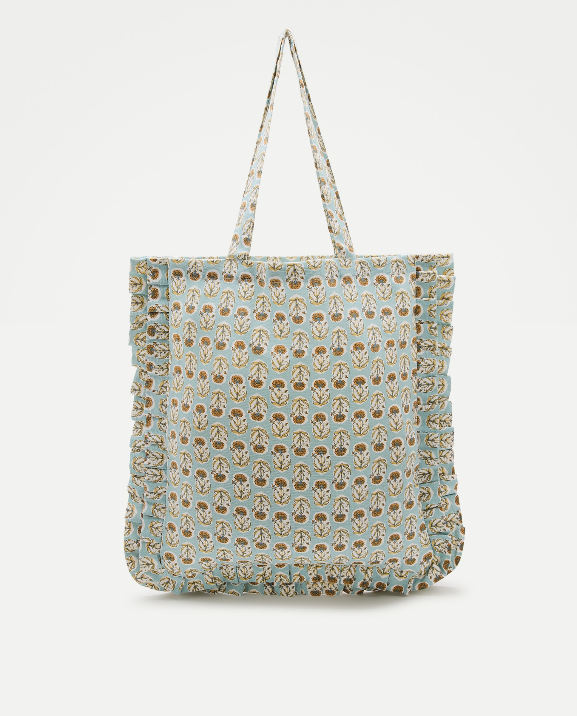 Imagen 0 de Bolsa mujer volante estampada