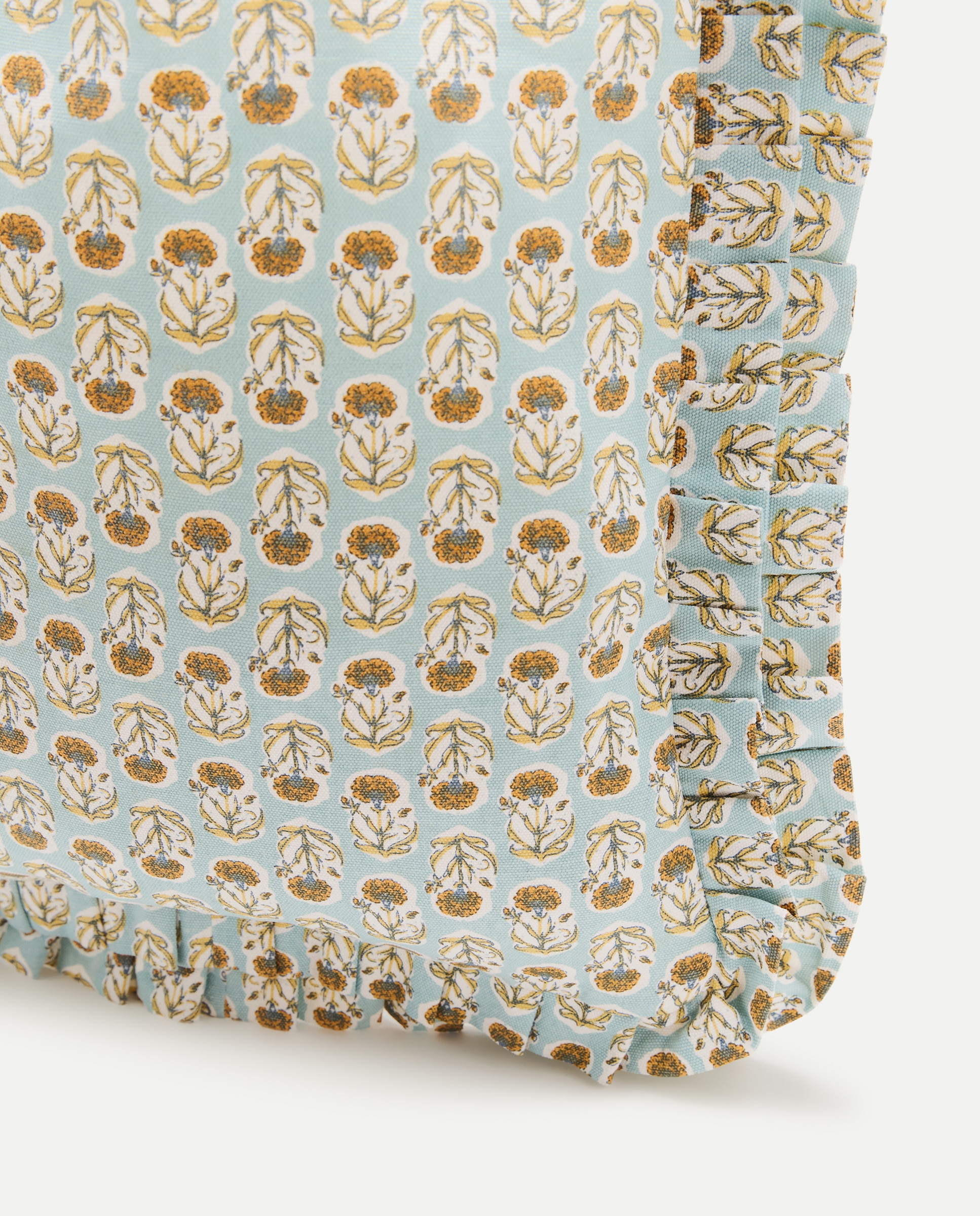Bolsa mujer volante estampada Verde-3