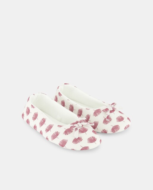 Zapatilla de mujer estampada