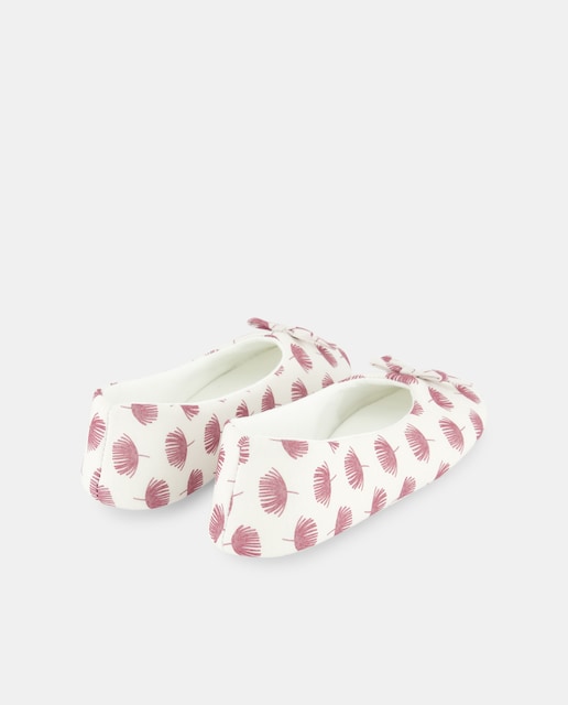 Zapatilla de mujer estampada