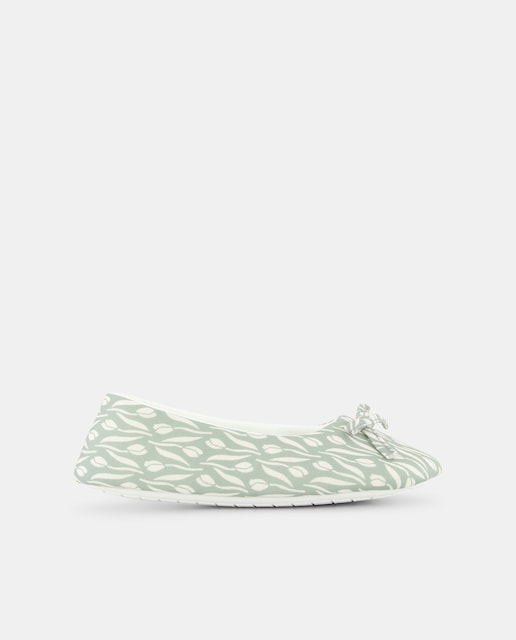 Zapatilla de mujer estampada