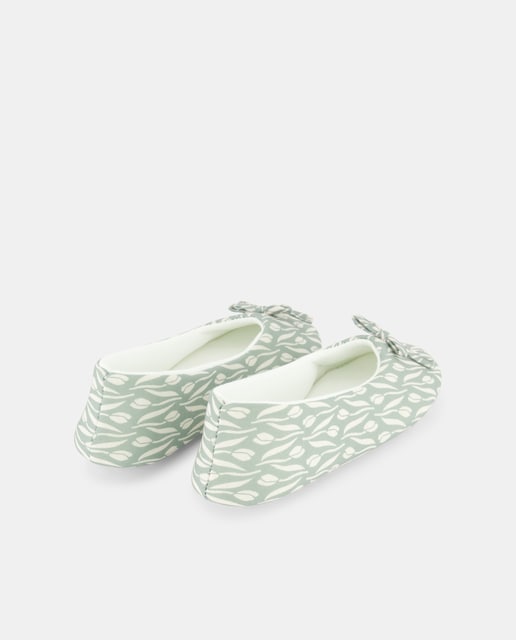 Zapatilla de mujer estampada