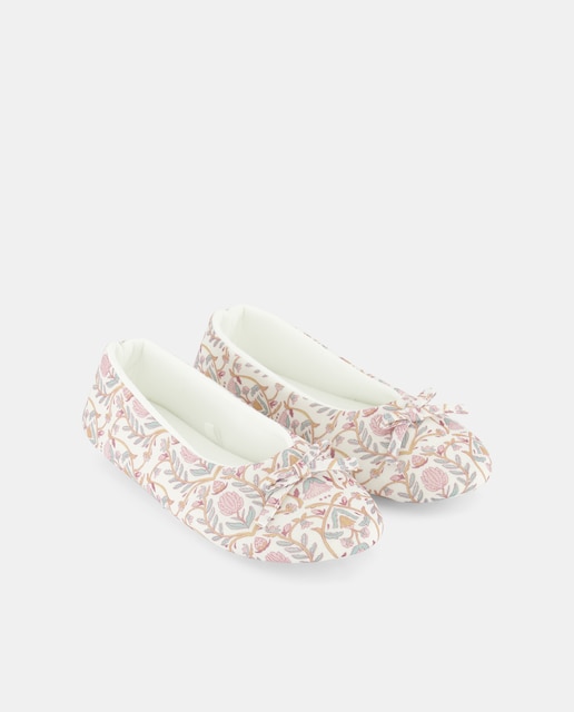 Zapatilla de mujer estampada