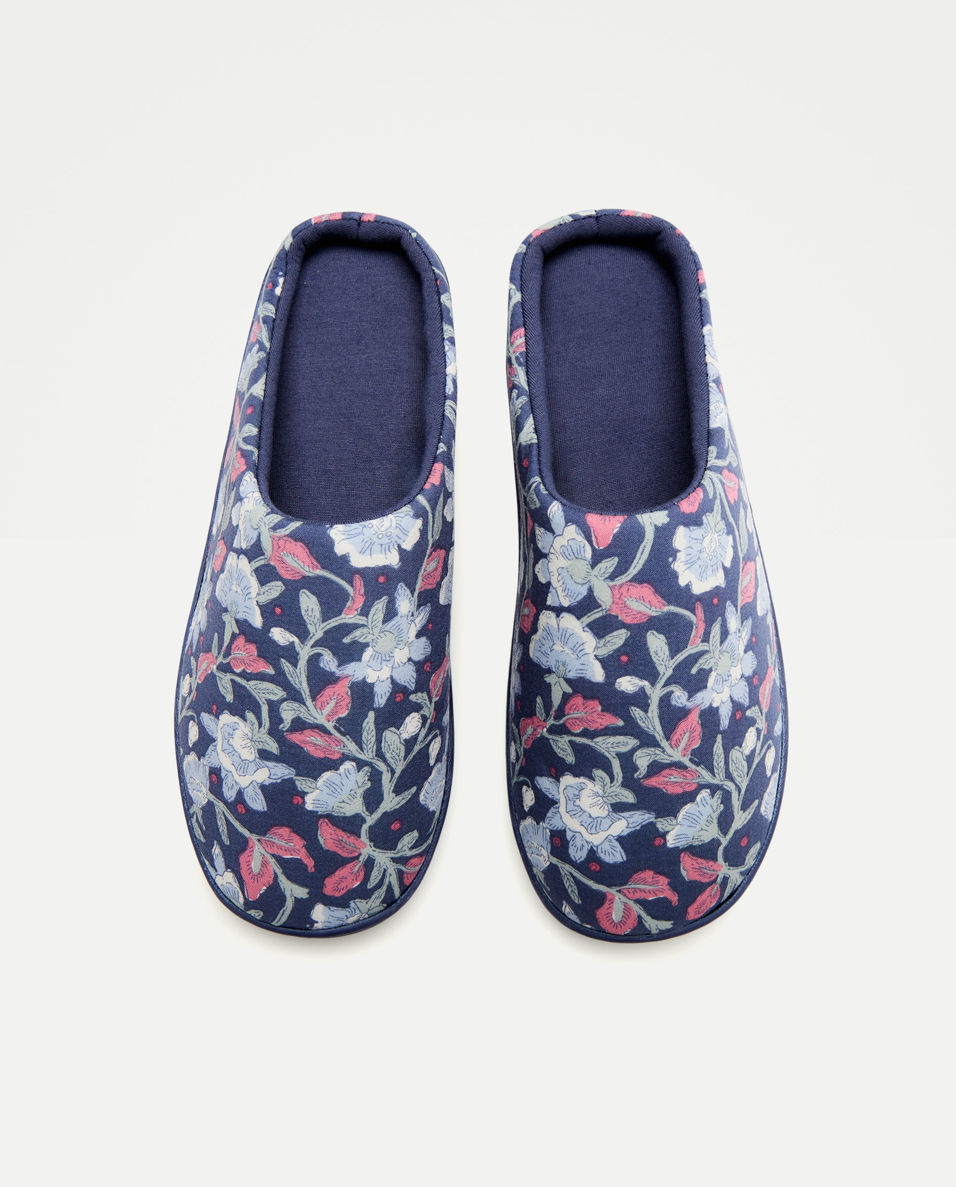 Zapatilla de mujer estampada 400 Azul-4