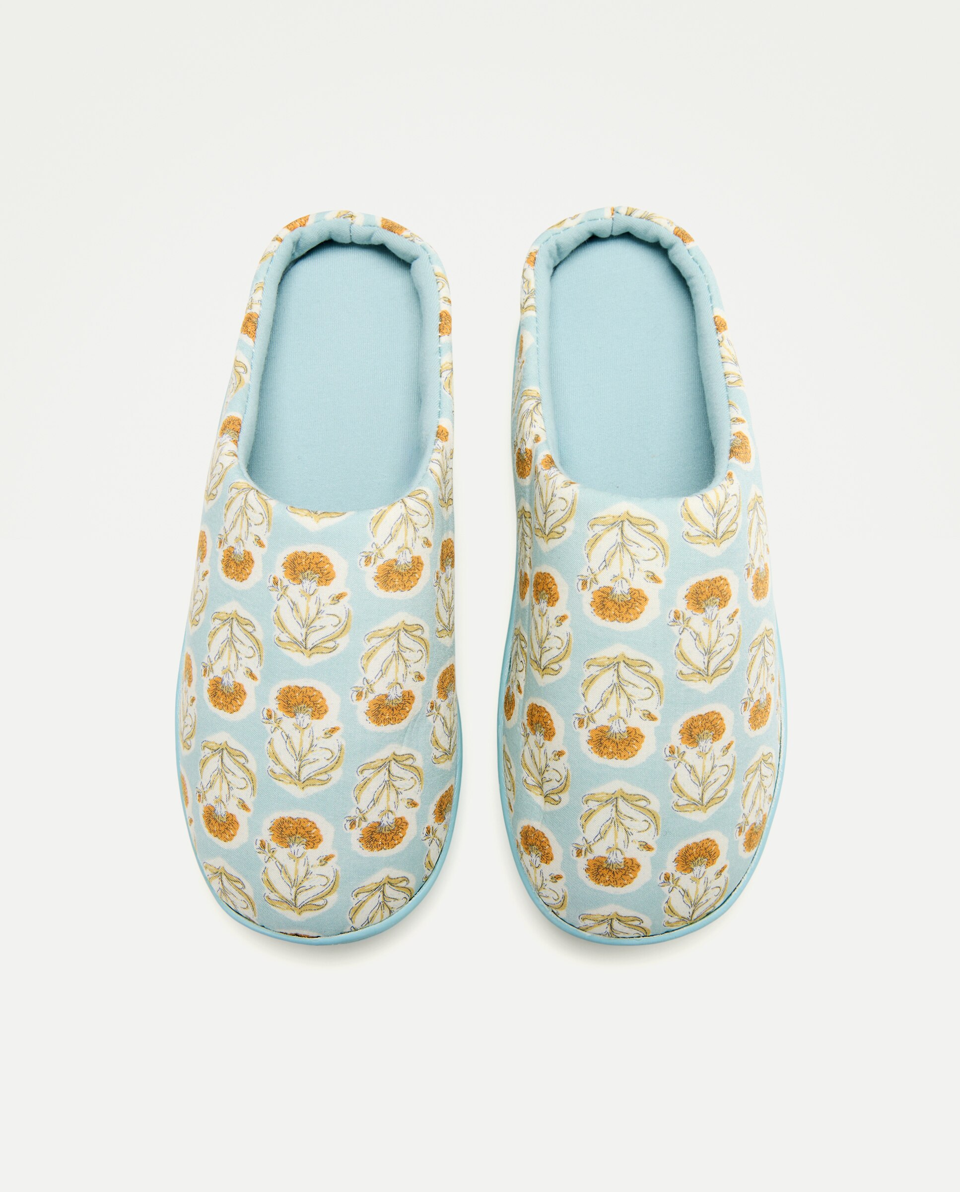 Zapatilla de mujer estampada Mostaza-4