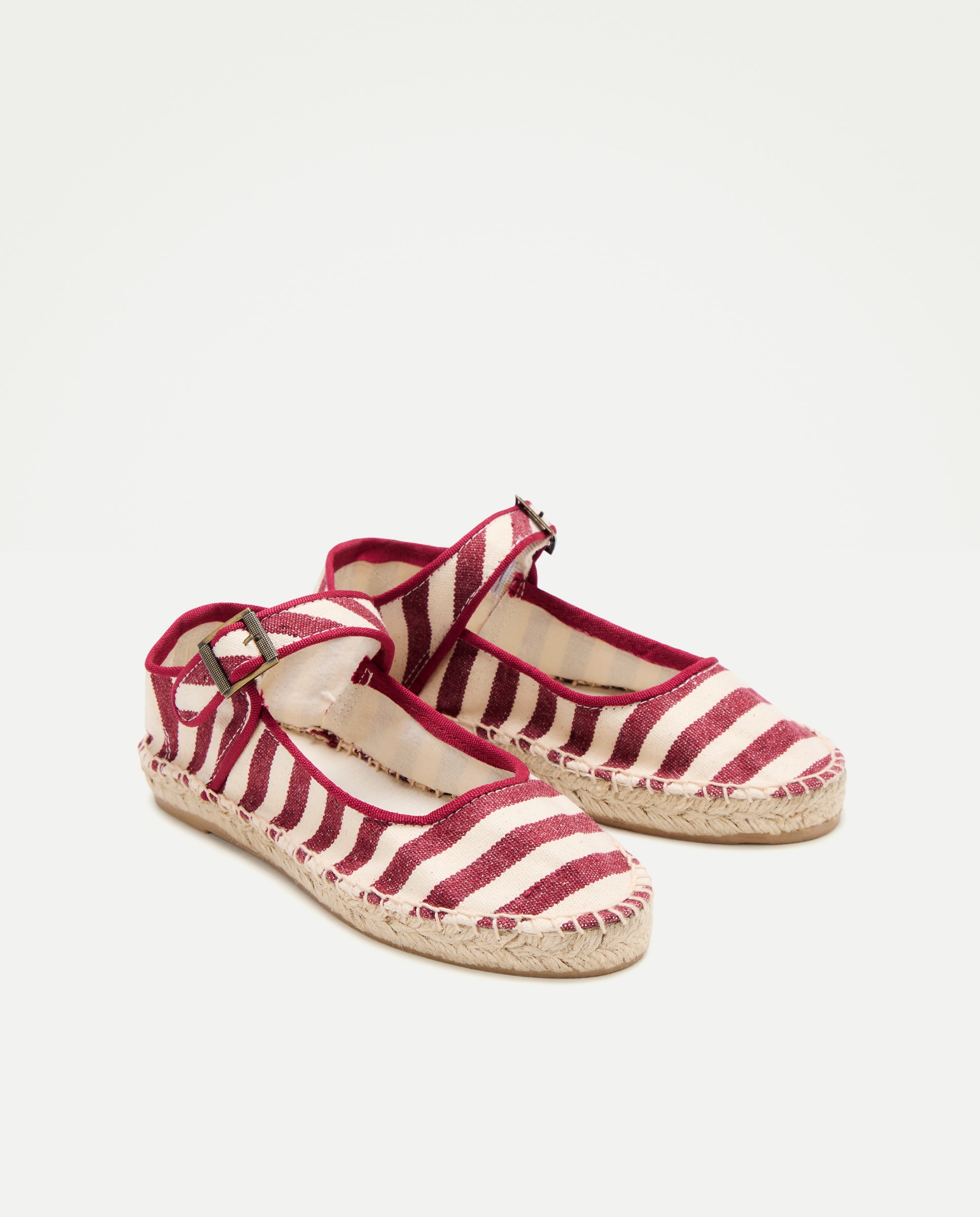 Mercedita de mujer suela Yute 600 Rojo-2