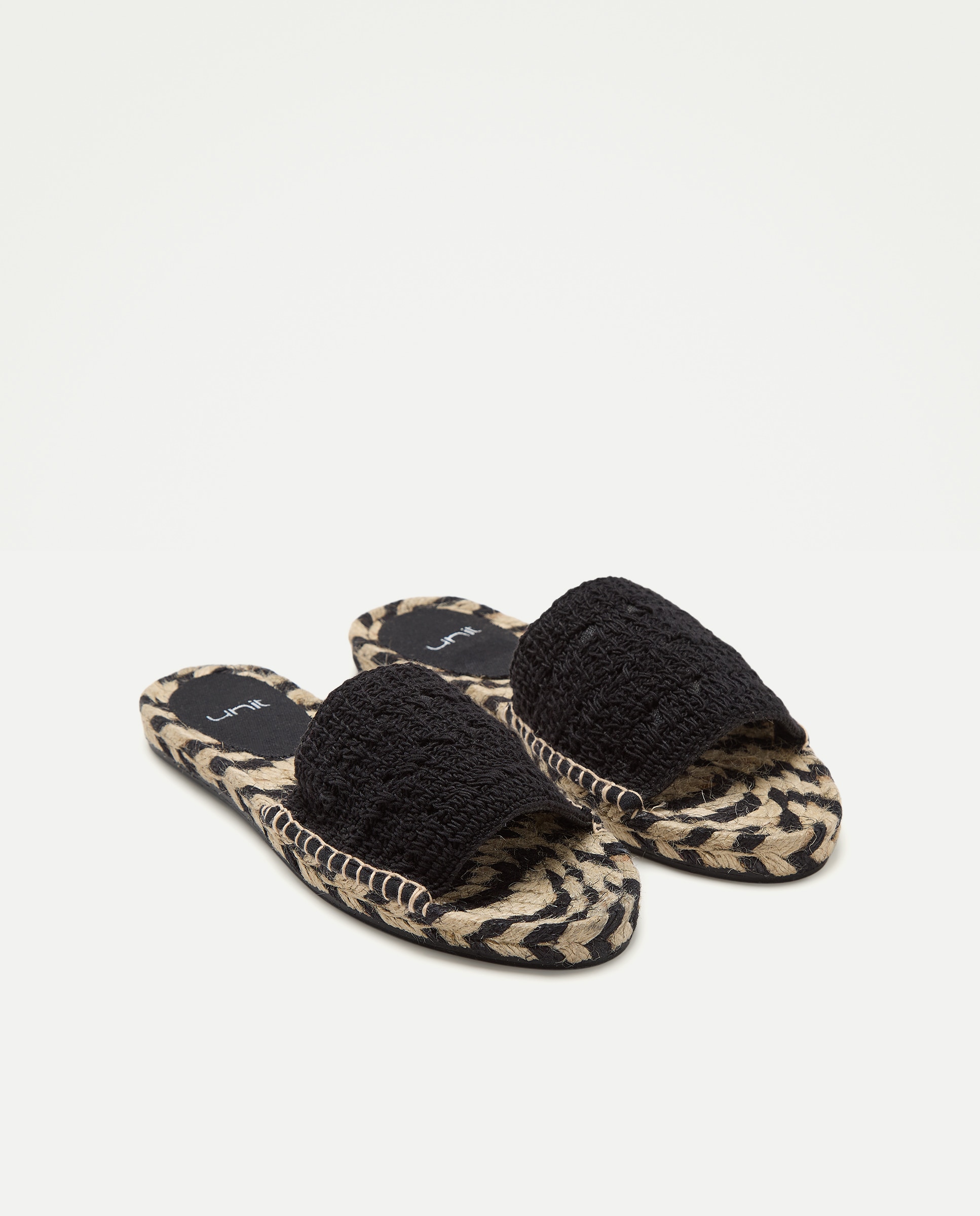 Alpargata de mujer lazada Negro-2