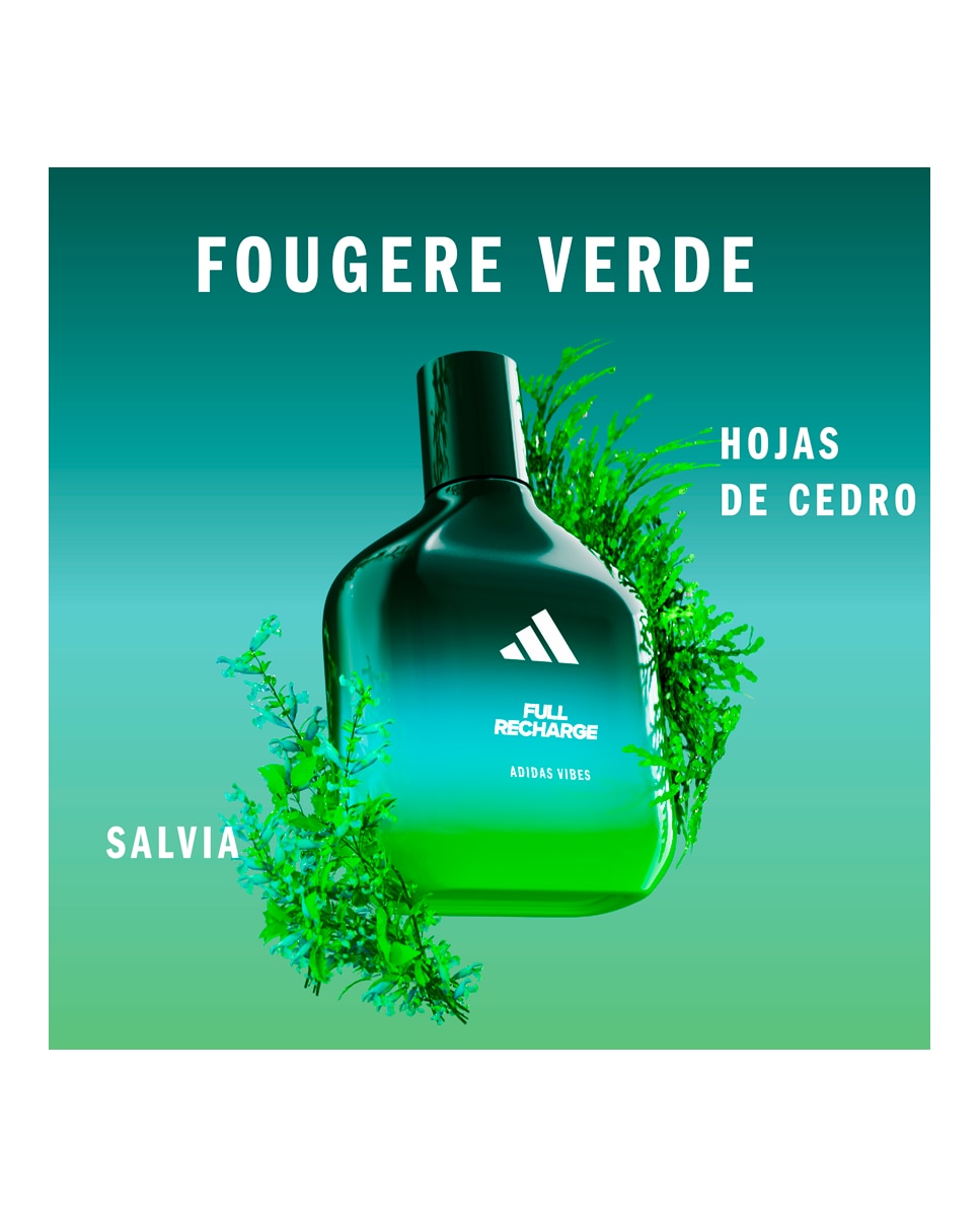 Recarga Eau de Parfum Vibes Full 100 ml Adidas - 100 ml 4