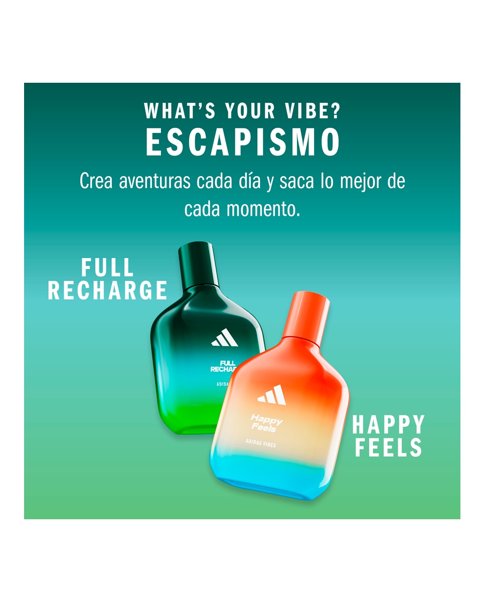 Recarga Eau de Parfum Vibes Full 100 ml Adidas - 100 ml 5