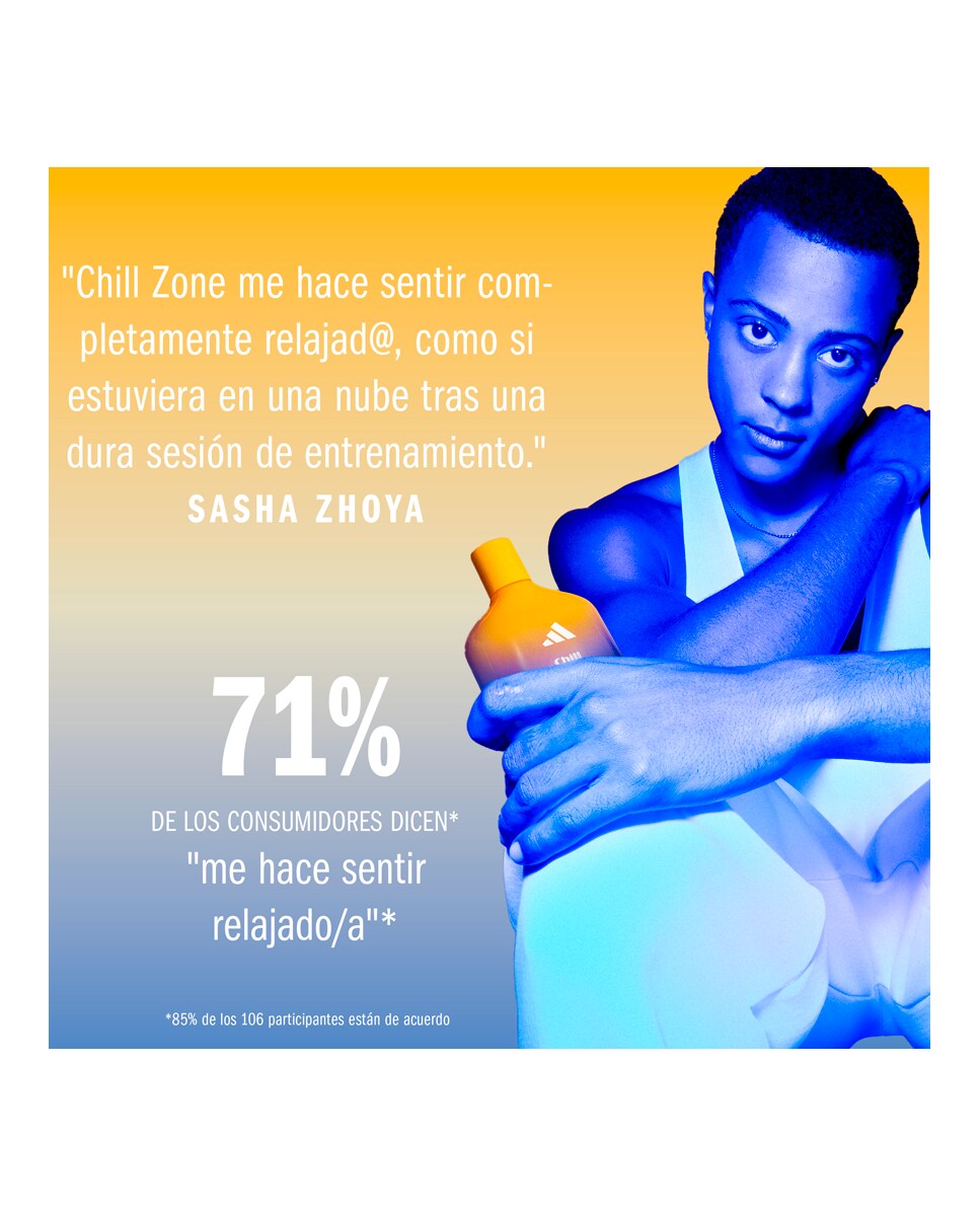 Eau de Parfum Vibes Chill Zone 100 ml Adidas 6