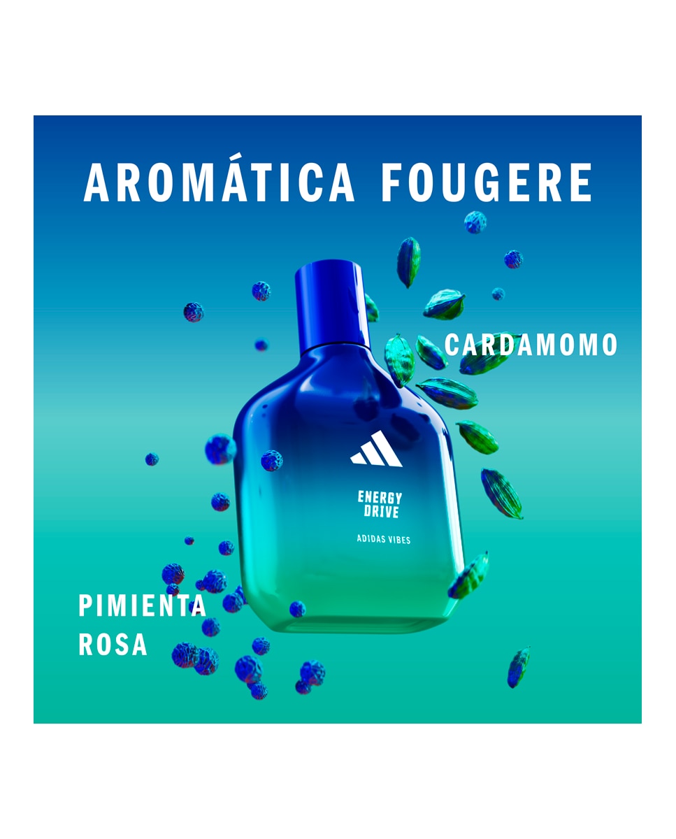 Eau de Parfum Vibes Energy Drive 100 ml Adidas - 100 ml 4