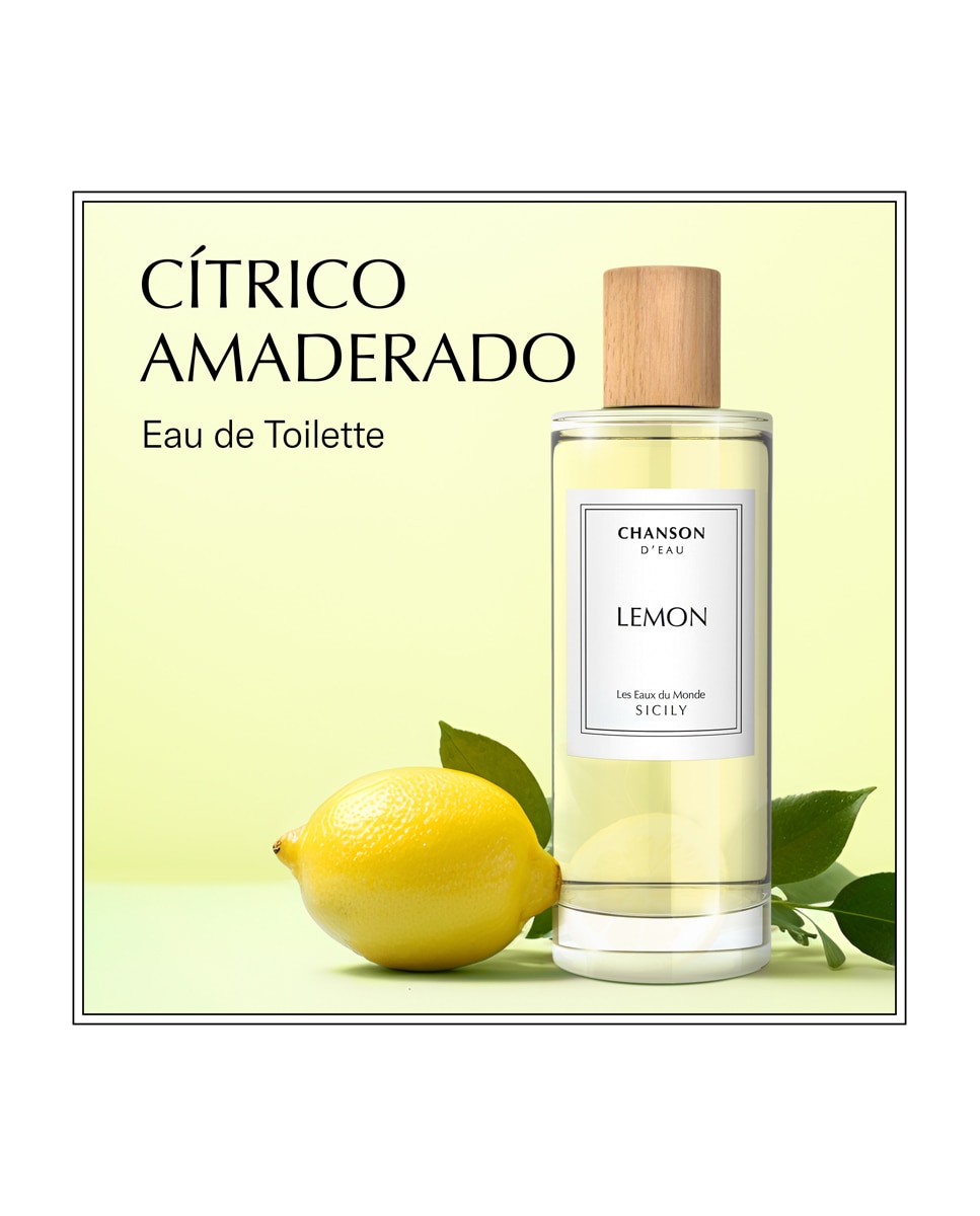 Eau de Toilette Lemon-Eau Les Eaux Du Monde 100 ml Chanson d'Eau 2