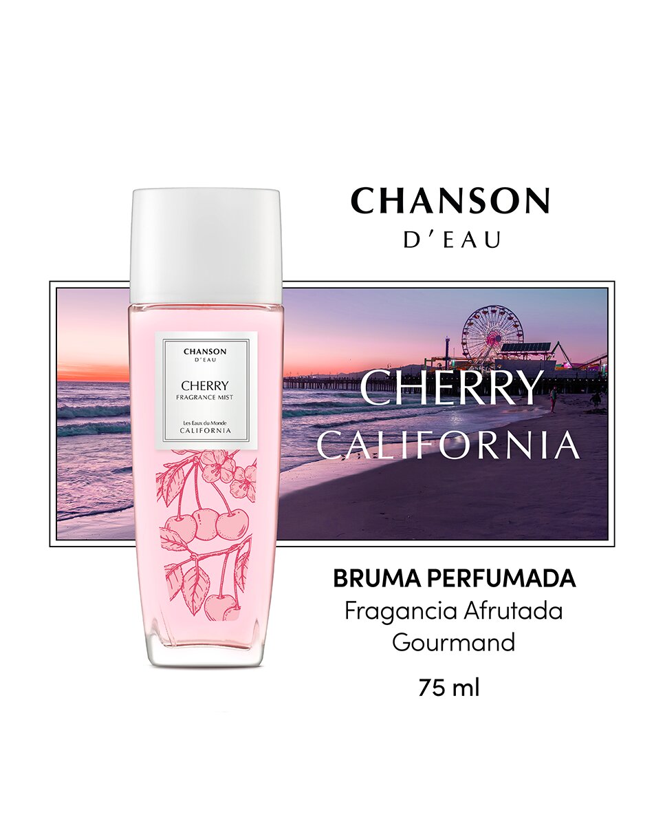 Body Mist Cherry 75 Ml Chanson - 75 ml 2