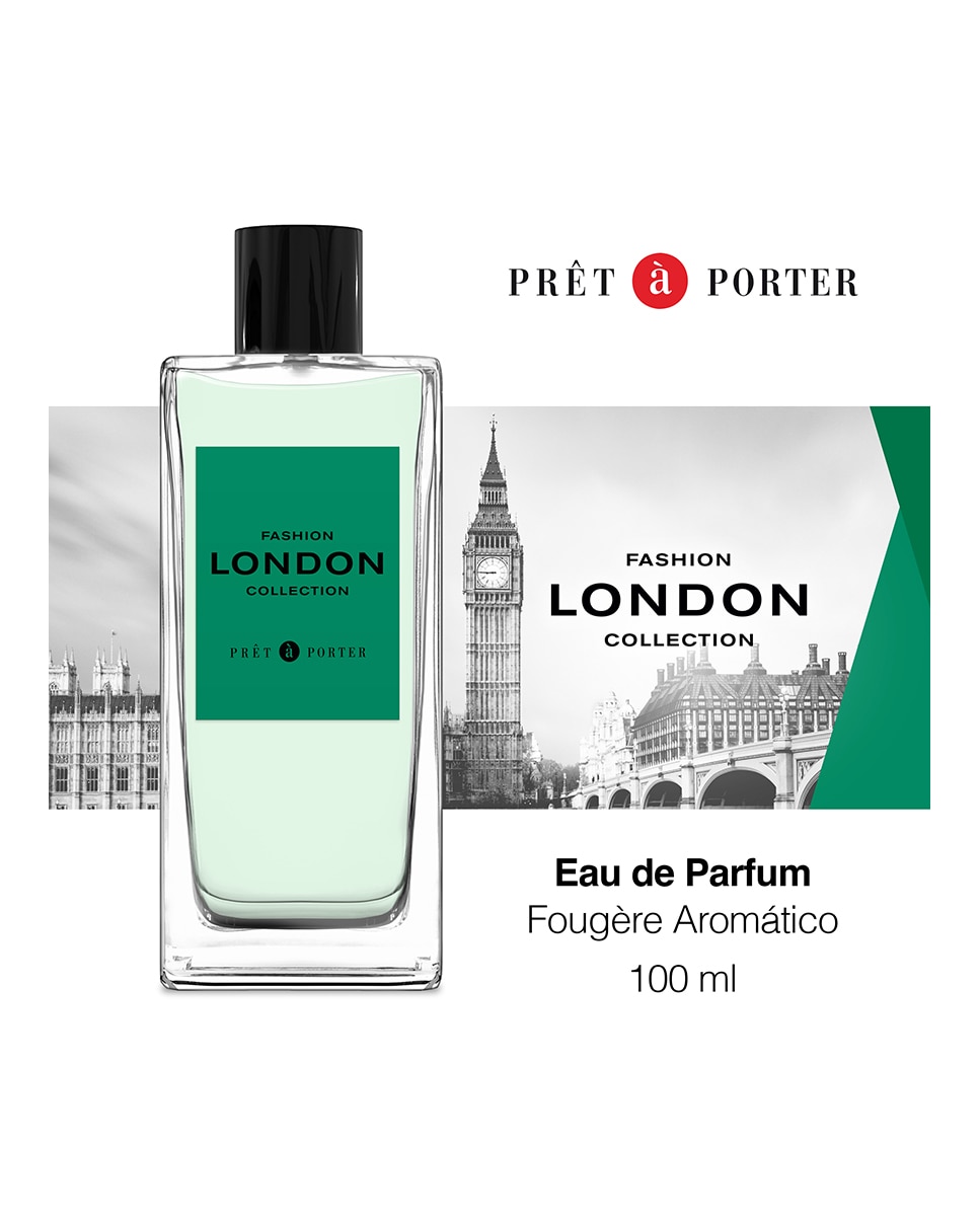 Eau De Parfum Fashion Collection London 100 Ml Pret A Porter - 100 ml 4