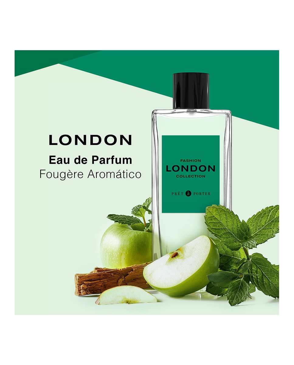 Eau De Parfum Fashion Collection London 100 Ml Pret A Porter - 100 ml 6