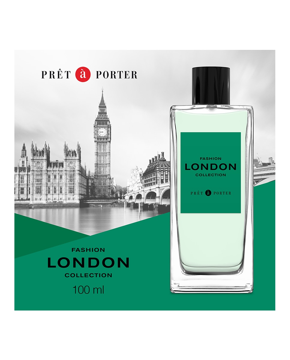 Eau De Parfum Fashion Collection London 100 Ml Pret A Porter - 100 ml 7