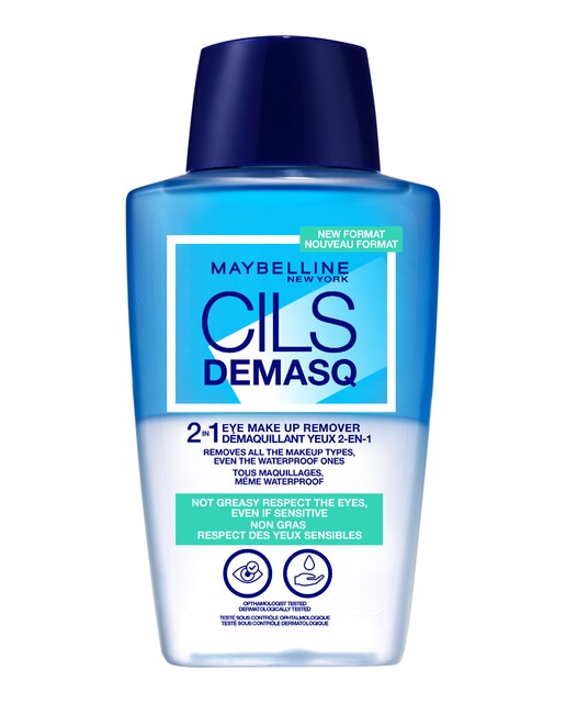 Desmaquillante de ojos dos en uno Cils Demasq Maybelline