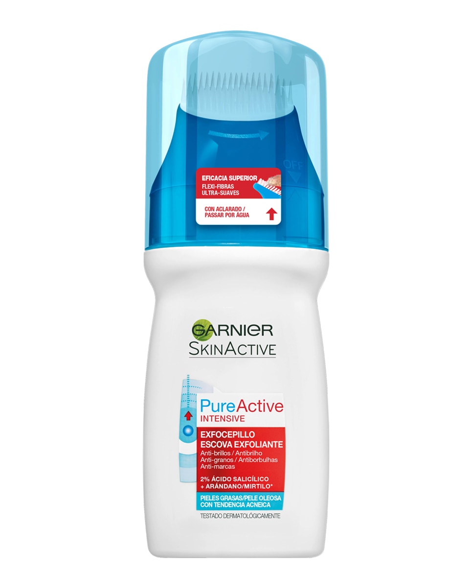 Garnier - Cepillo exfoliante Skin Active PureActive Garnier.