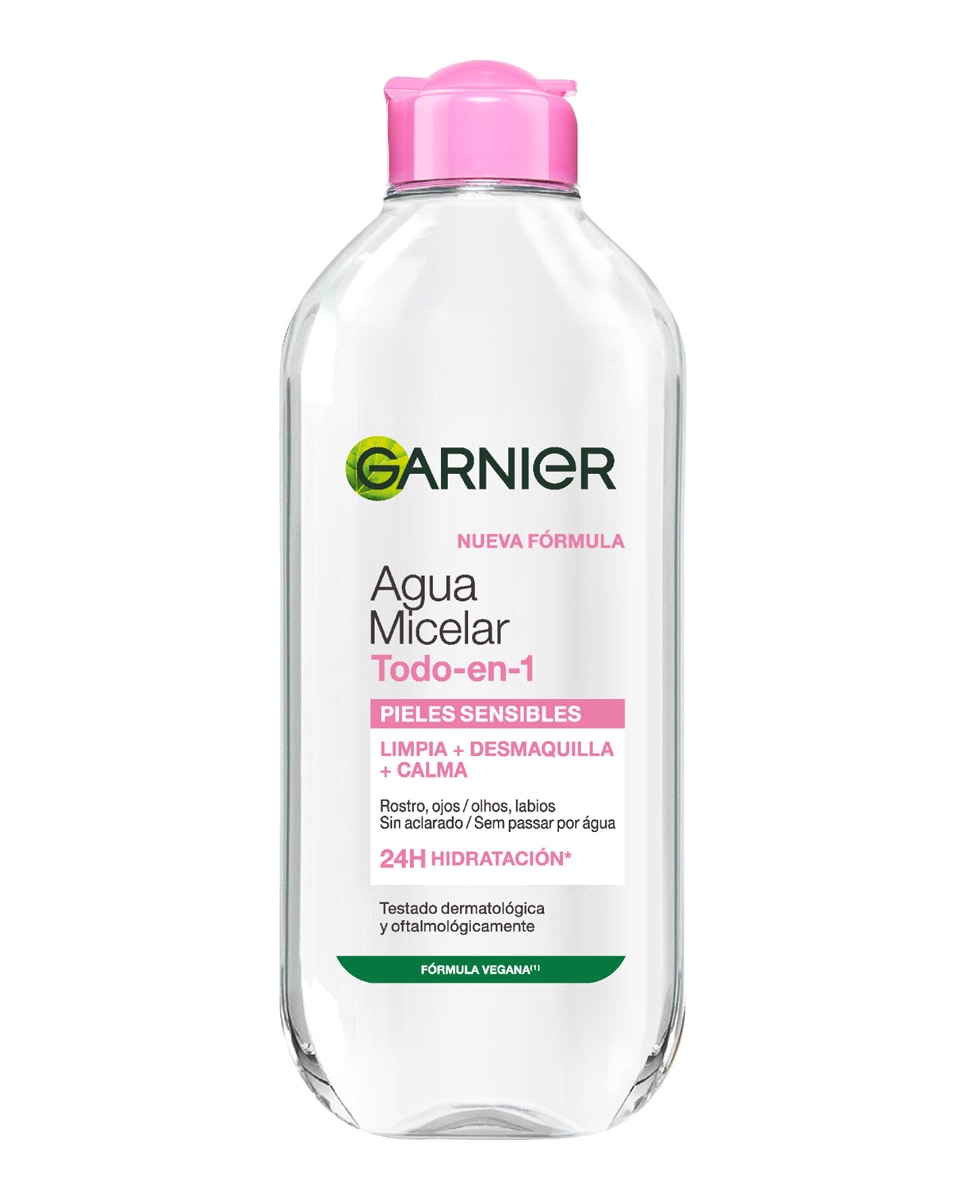 Imagen 0 de Agua Micelar Todo en Uno 400 ml Garnier SkinActive