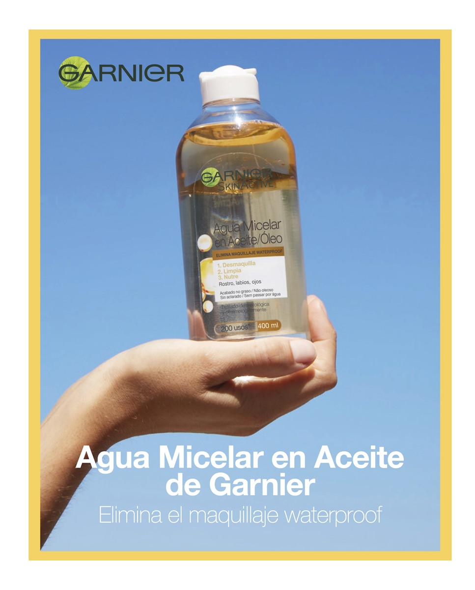 Agua micelar bifásica con Aceite de Argán Garnier - 400 ml 2