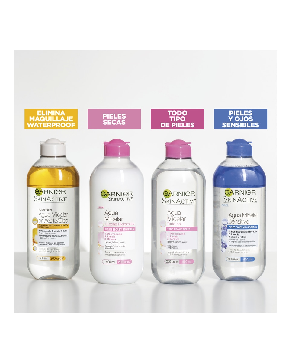 Agua Micelar con Agua de Rosas 400 ML Garnier - 400 ml 4